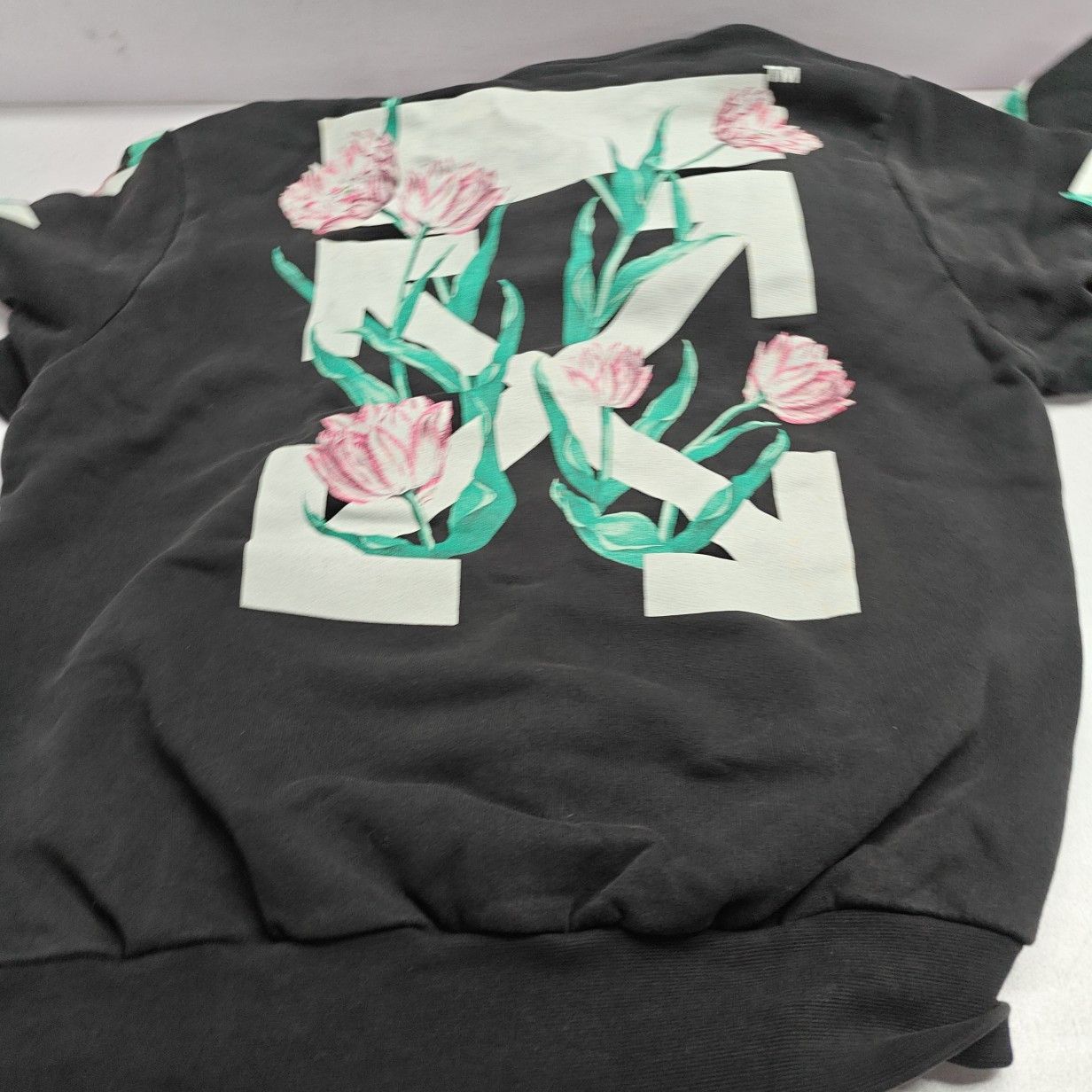 Off-White Off-White Floral Print Hoodie Size XXS Size XXS / US 00 / IT 34 - 17 Thumbnail