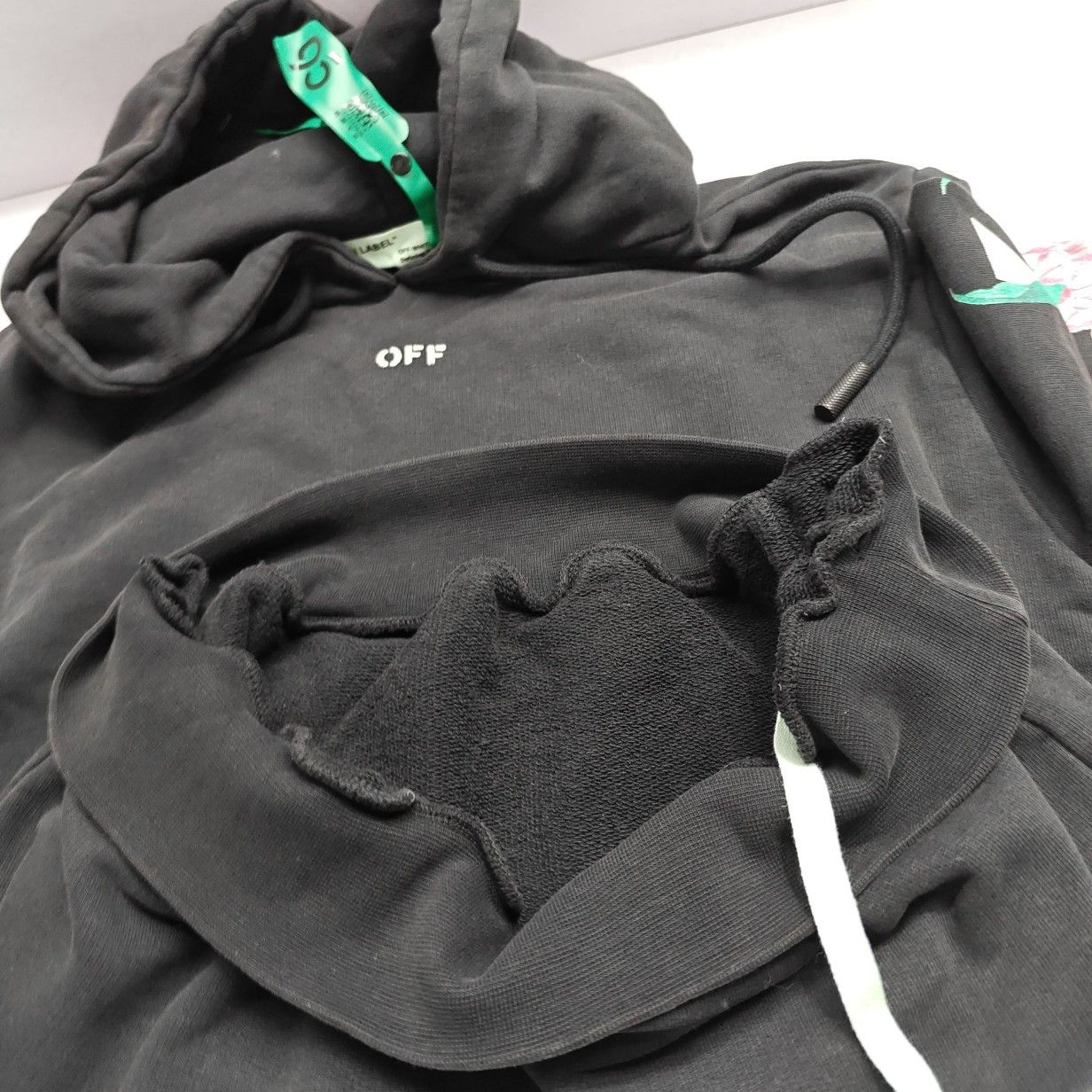 Off-White Off-White Floral Print Hoodie Size XXS Size XXS / US 00 / IT 34 - 10 Thumbnail