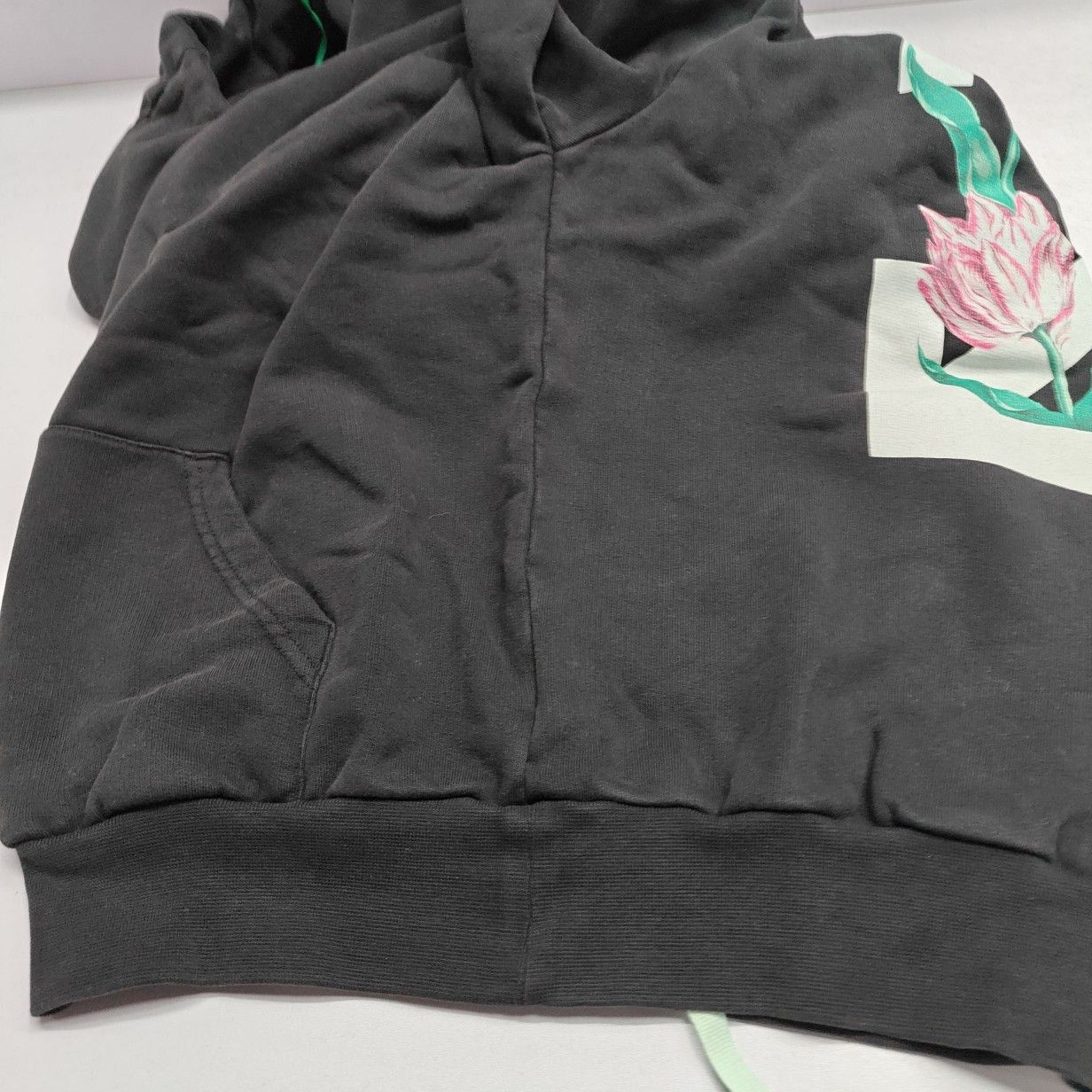 Off-White Off-White Floral Print Hoodie Size XXS Size XXS / US 00 / IT 34 - 16 Thumbnail