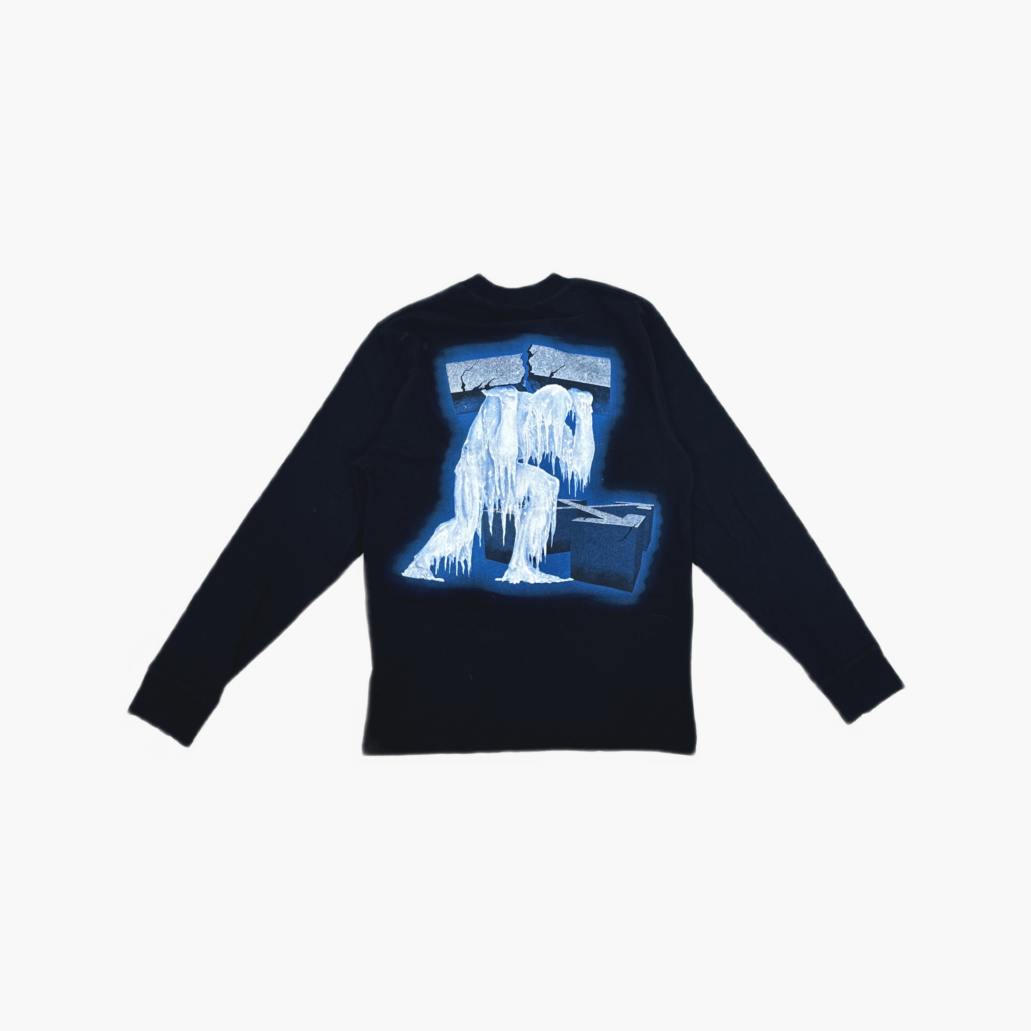Off-White Off-White Impressionism Ice Man Long Sleeve T-Shirt Size M Size US M / EU 48-50 / 2 - 2 Thumbnail