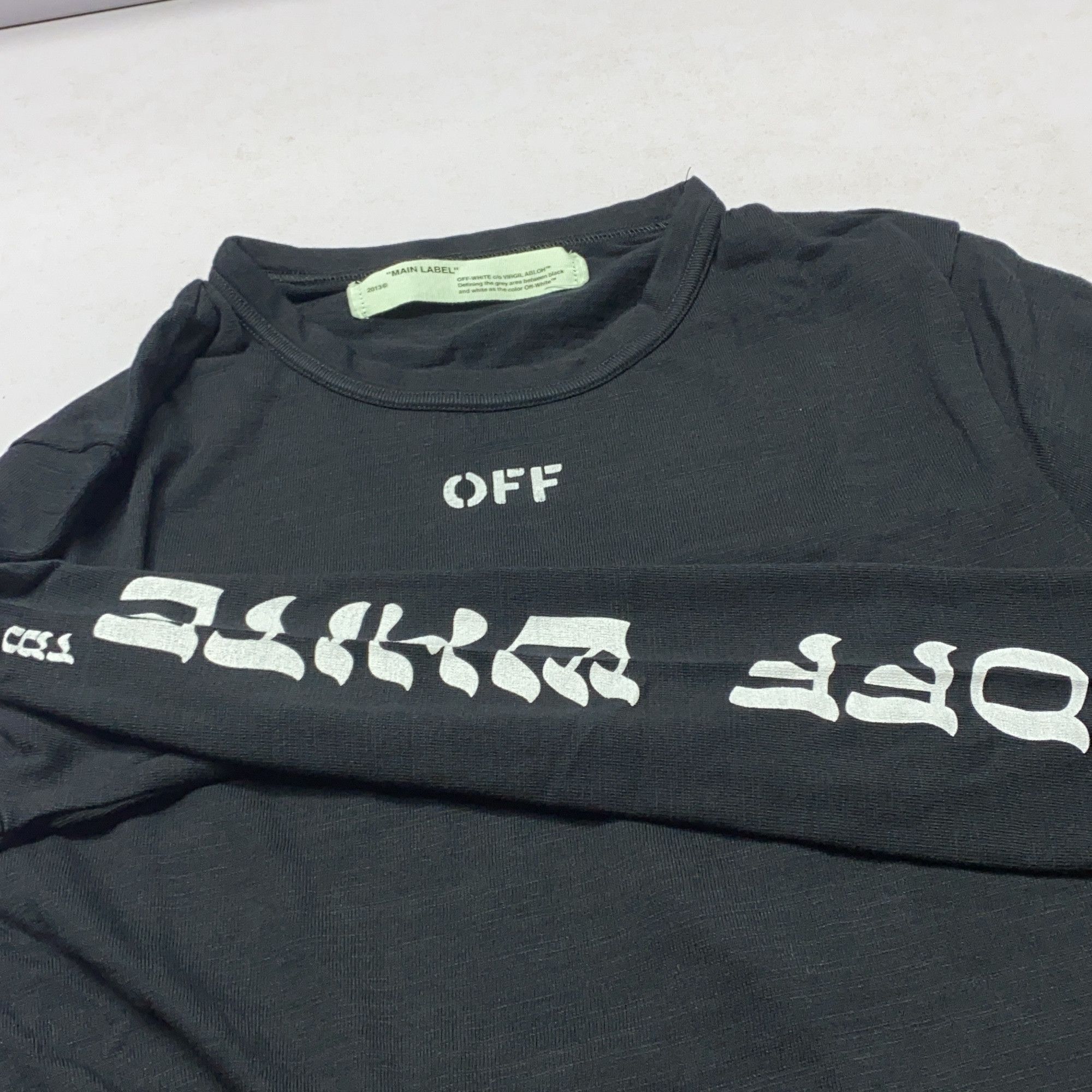 Off-White Off-White Logo Long Sleeve T-Shirt Size S Size S / US 4 / IT 40 - 7 Thumbnail