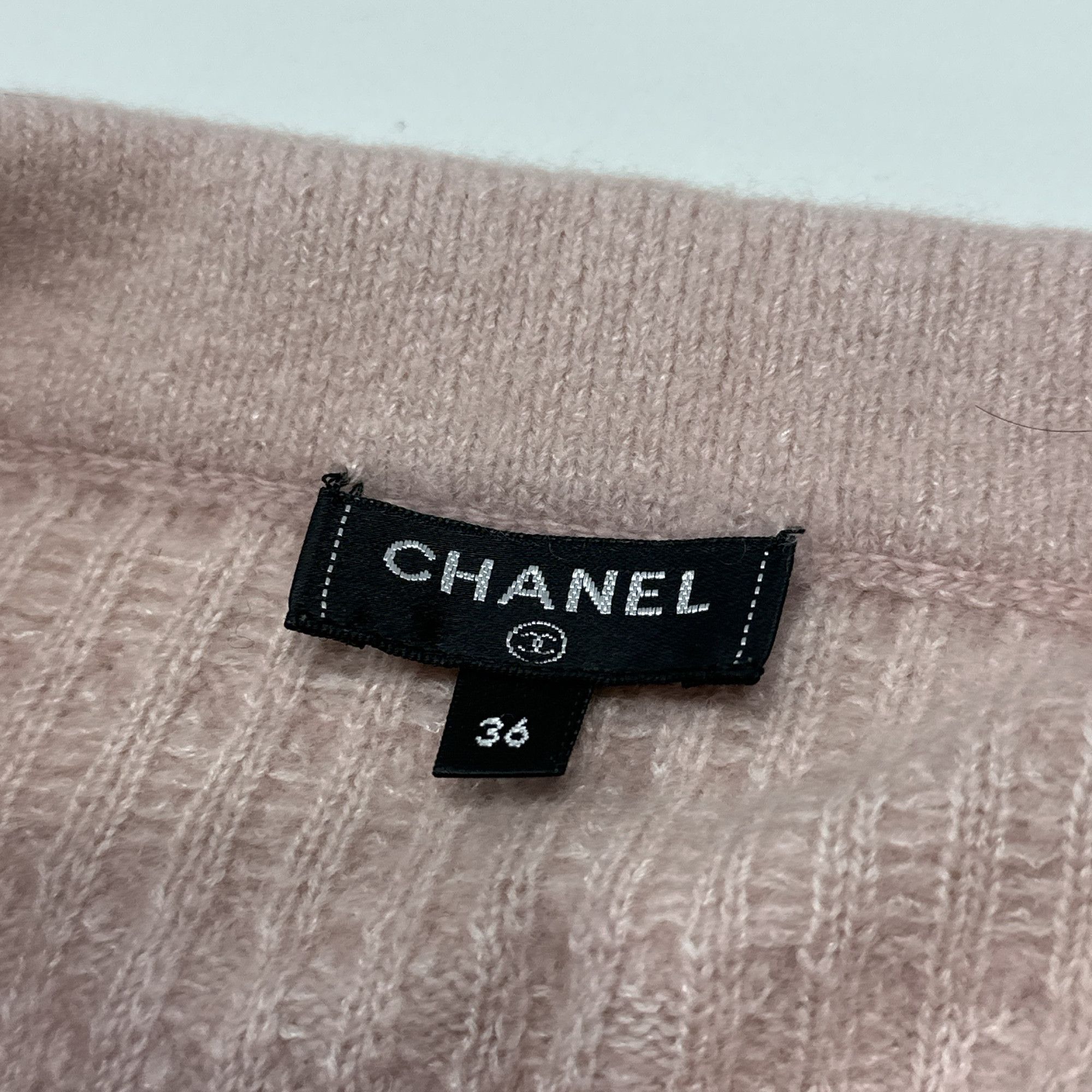 Chanel Chanel Pink Knit Mini Skirt Size 36 Size 26" / US 2 / IT 38 - 3 Thumbnail