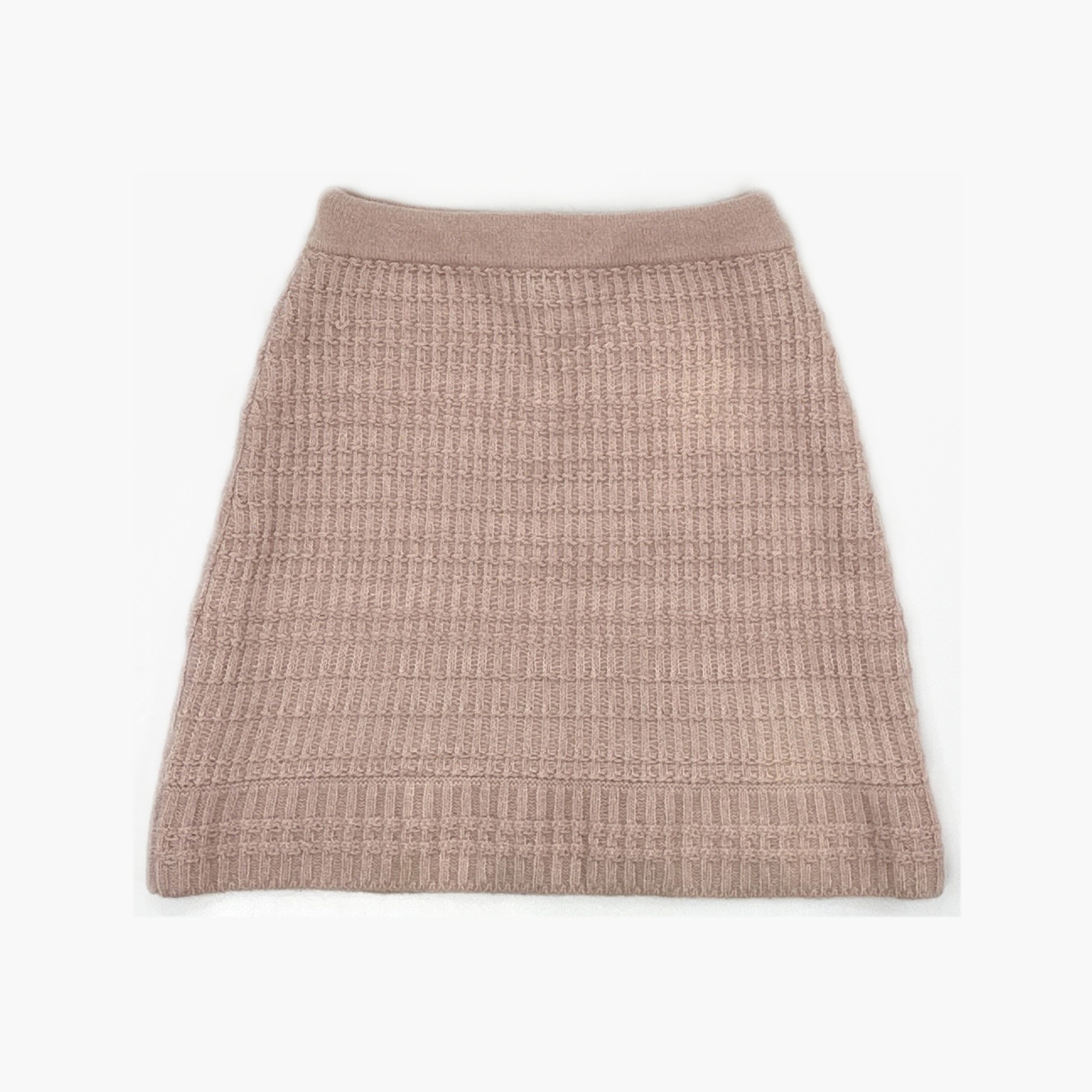Chanel Chanel Pink Knit Mini Skirt Size 36 Size 26" / US 2 / IT 38 - 2 Thumbnail