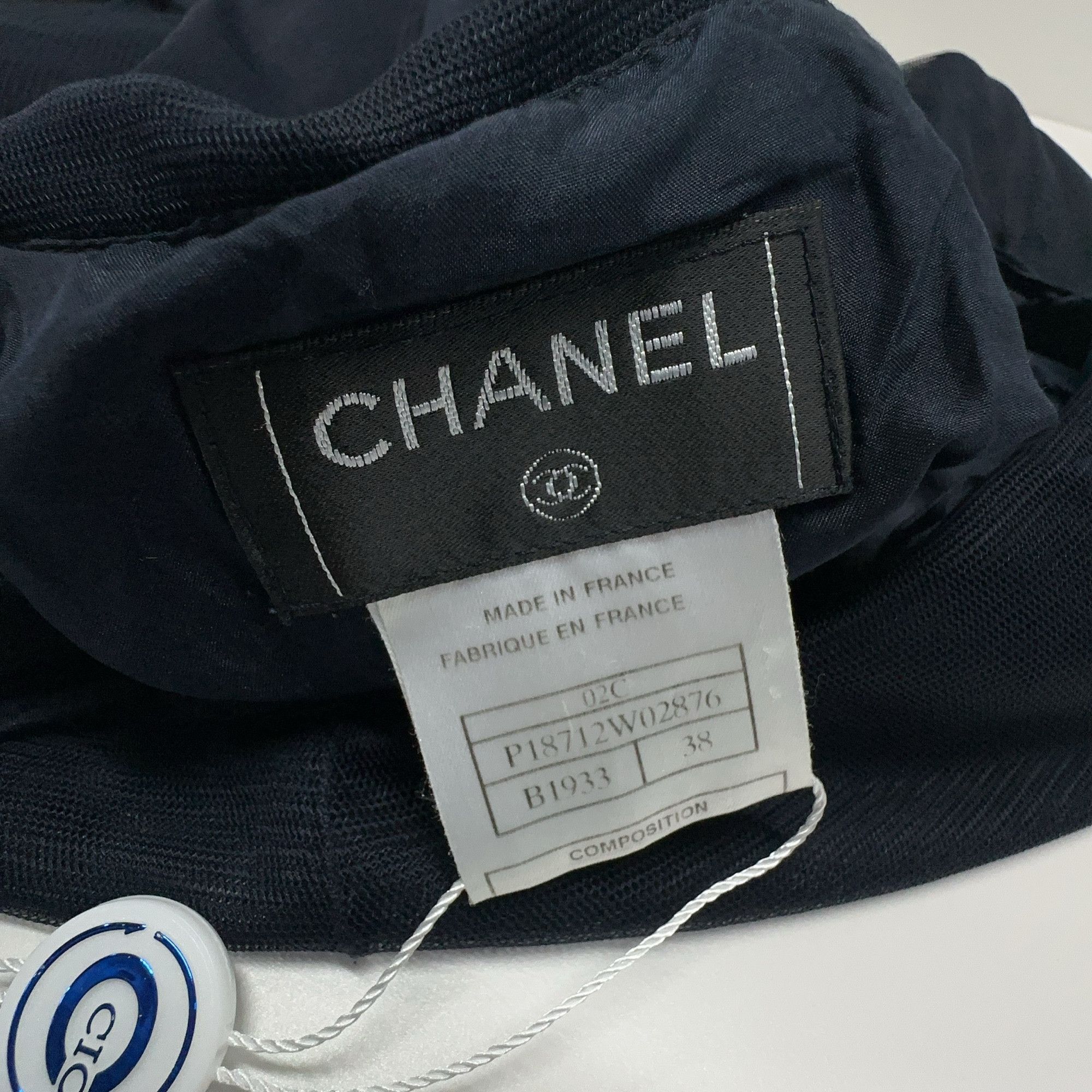Chanel Chanel Blue Midi Skirt Size 38 Size 27" / US 4 / IT 40 - 3 Thumbnail