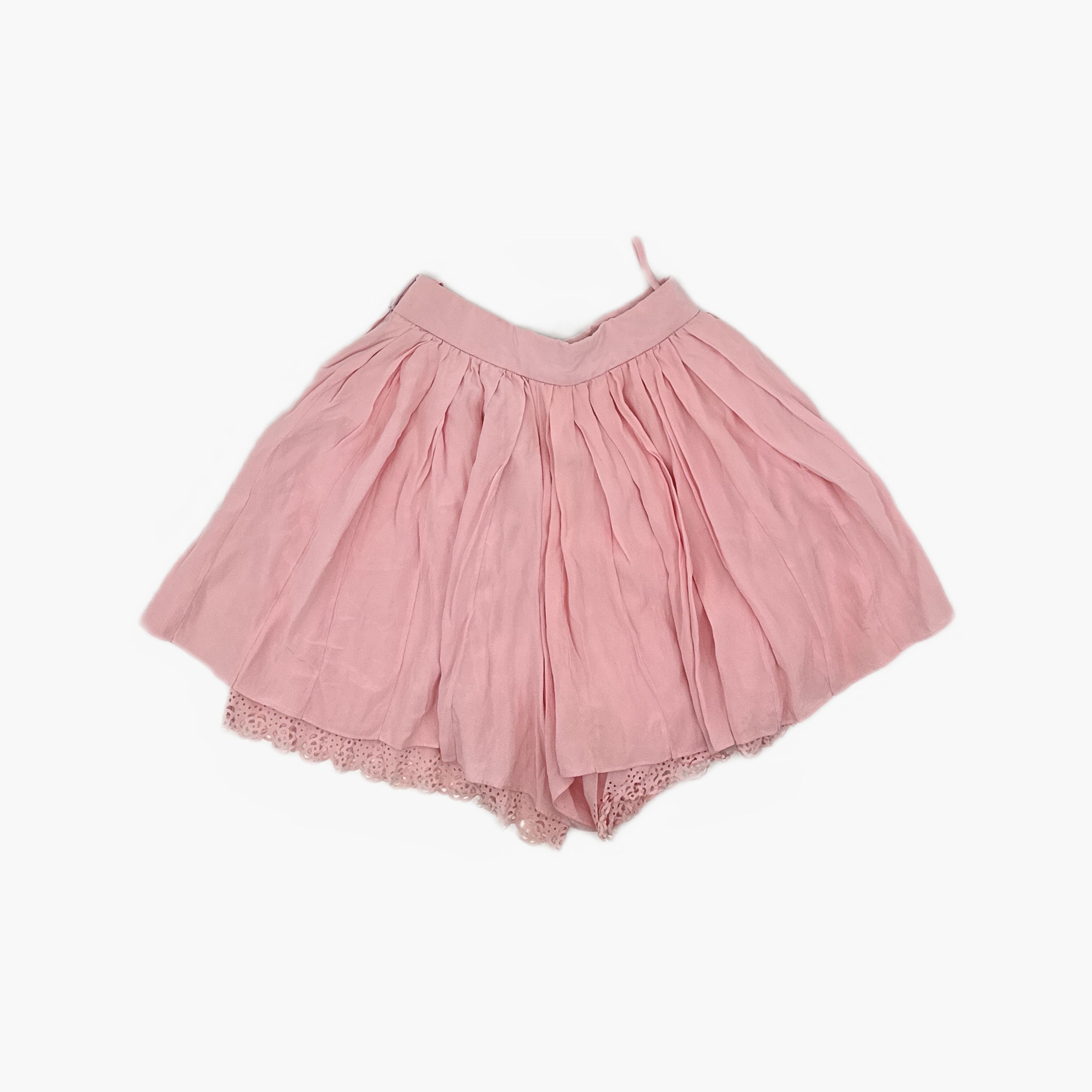 Chanel CHANEL Pink Silk Shorts Size 36 Size 25" / US 0 / IT 36 - 2 Thumbnail