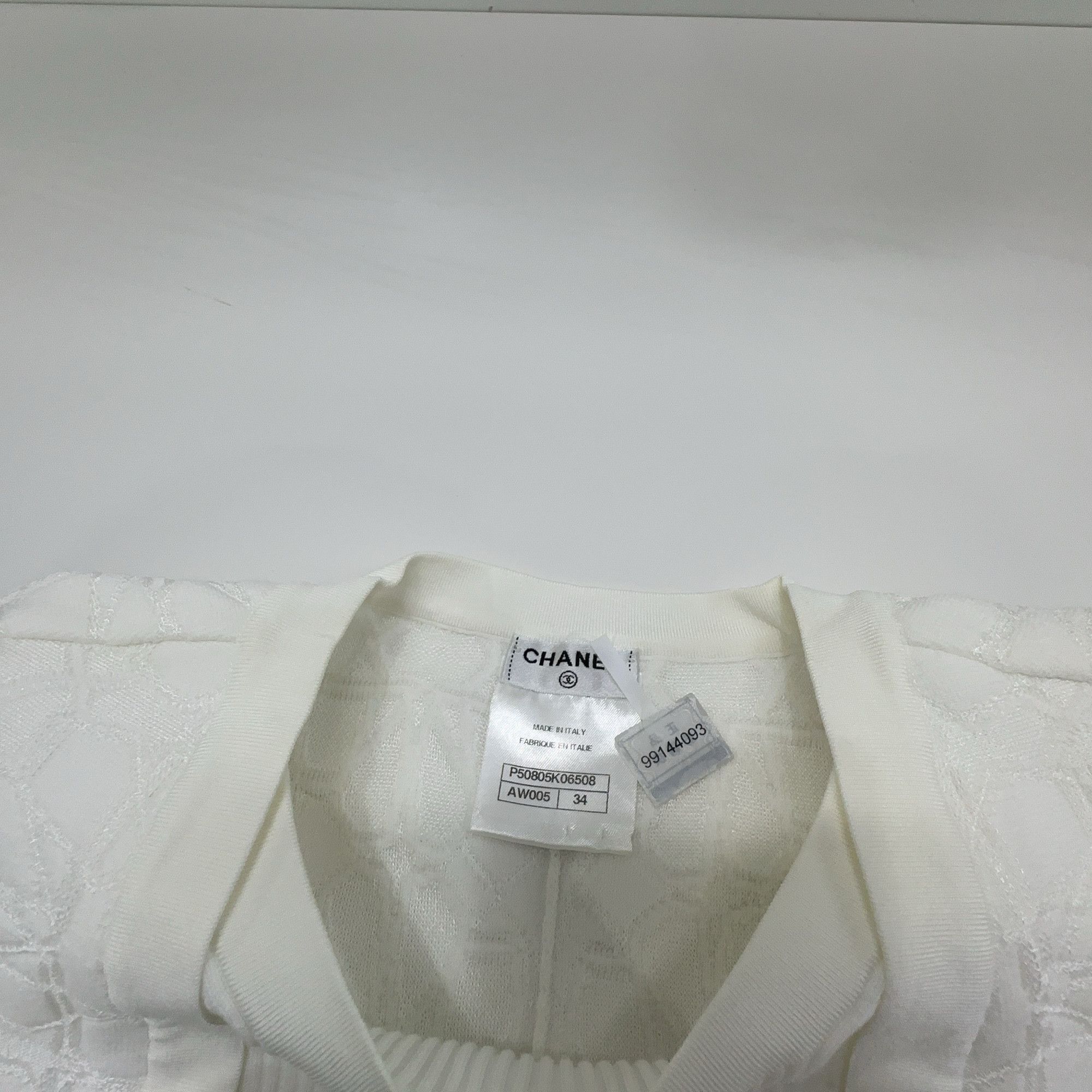 Chanel Chanel Quilted Pattern Knit Sweater Size 34 Size XS / US 0-2 / IT 36-38 - 4 Thumbnail