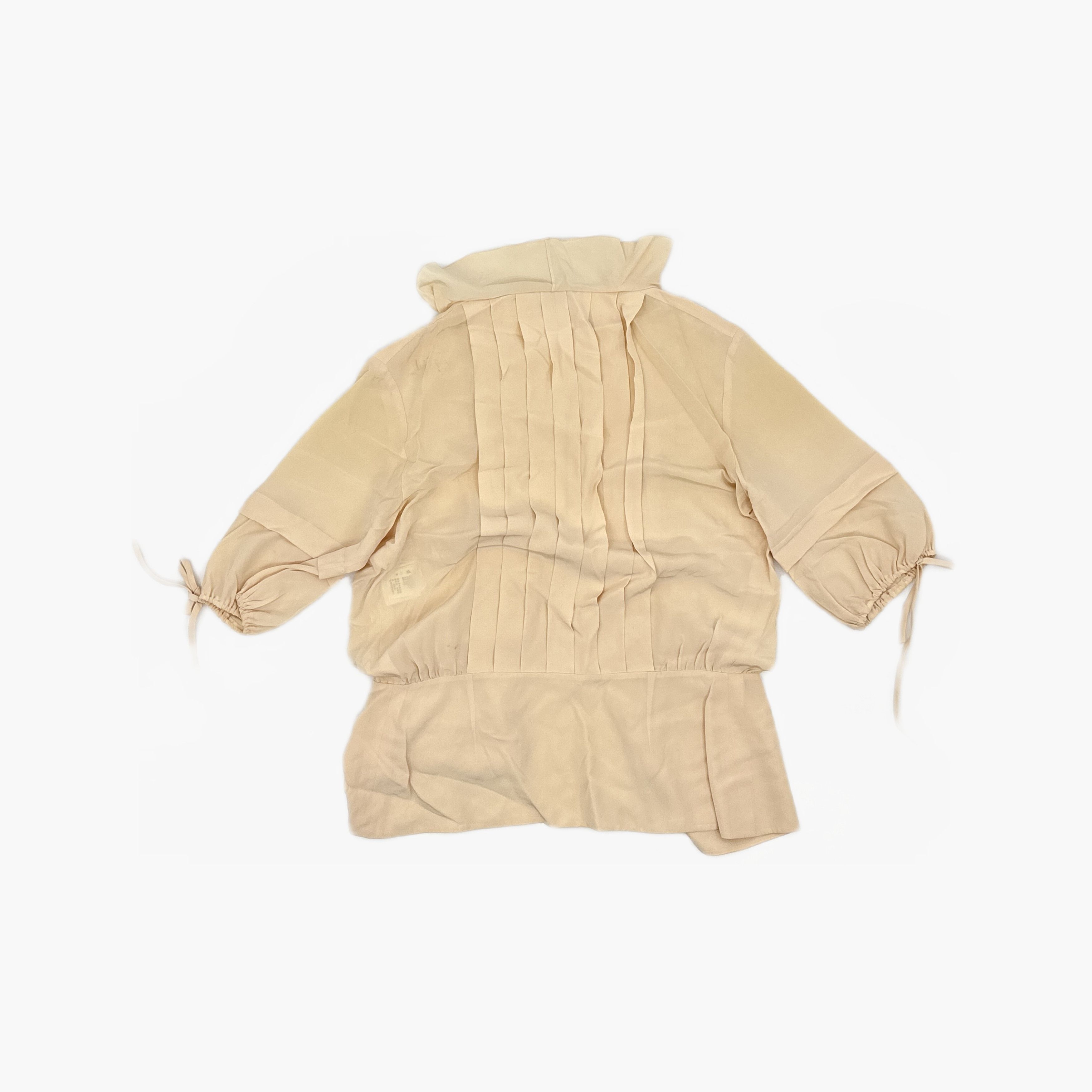 Chanel Chanel Silk Button-Up Blouse Size 36 Size XS / US 0-2 / IT 36-38 - 2 Thumbnail