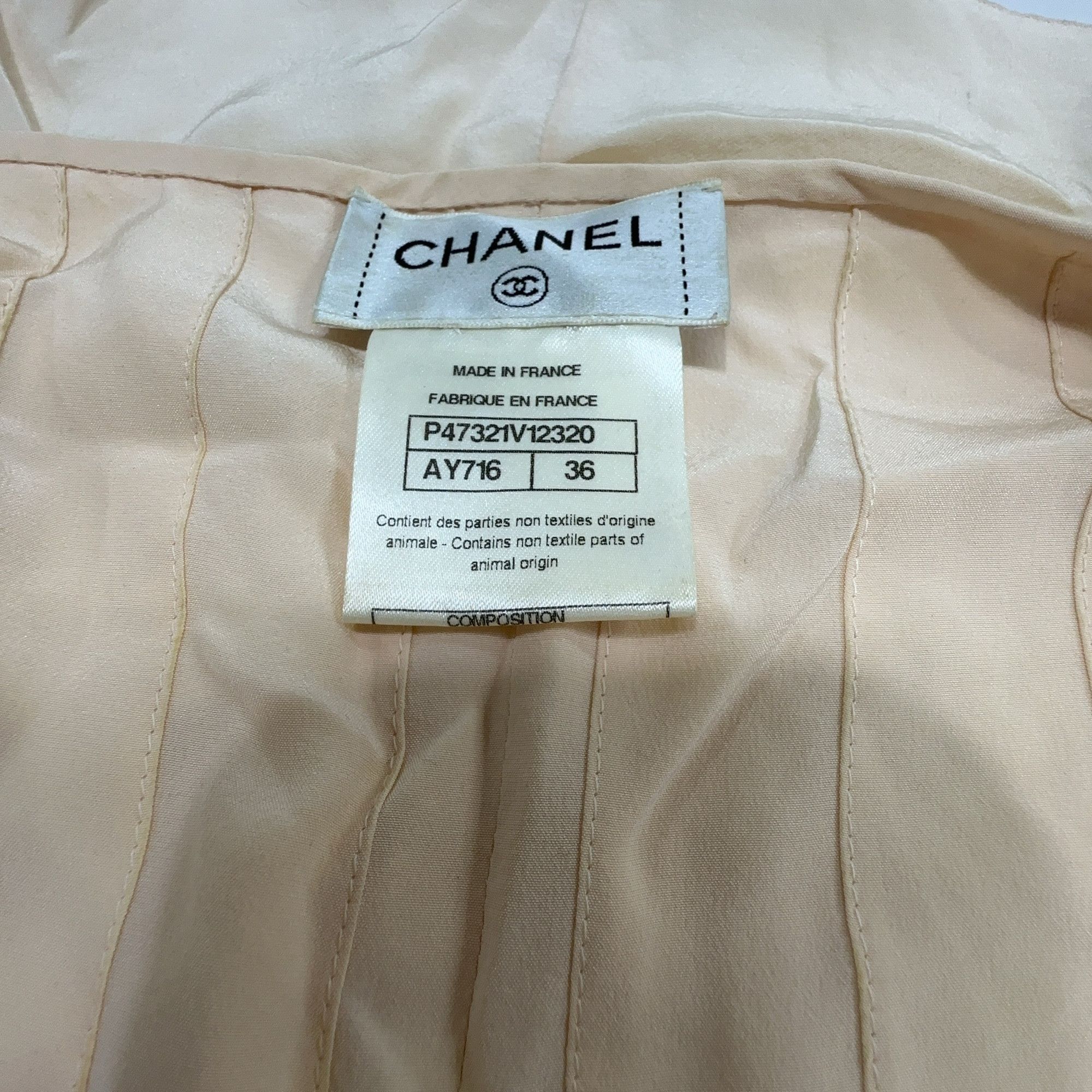 Chanel Chanel Silk Button-Up Blouse Size 36 Size XS / US 0-2 / IT 36-38 - 3 Thumbnail