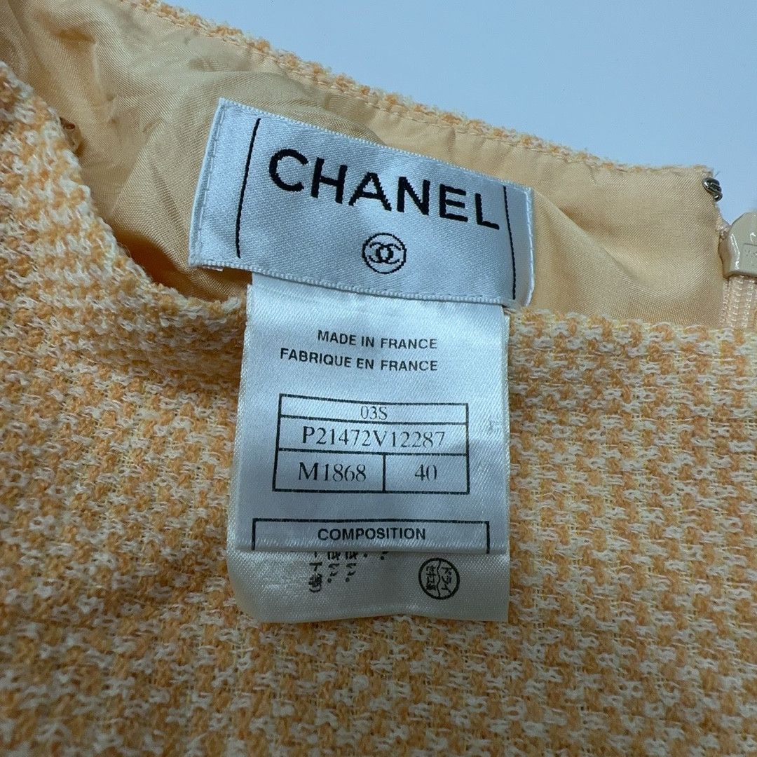 Chanel Chanel Tweed Midi Skirt Size 40 Size 28" / US 6 / IT 42 - 3 Thumbnail