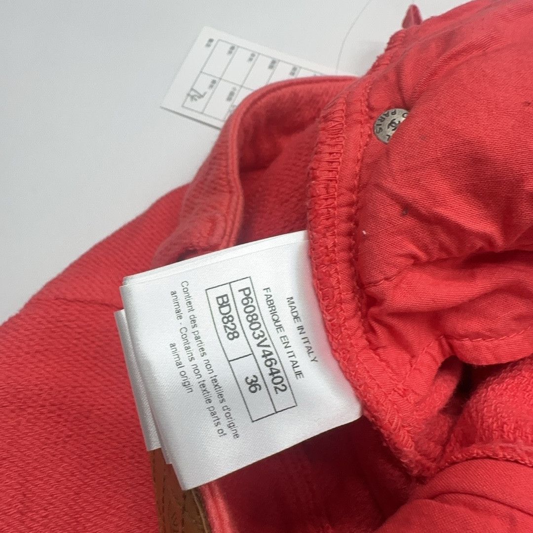 Chanel Chanel Red Shorts Size 36 Size 26" / US 2 / IT 38 - 4 Thumbnail