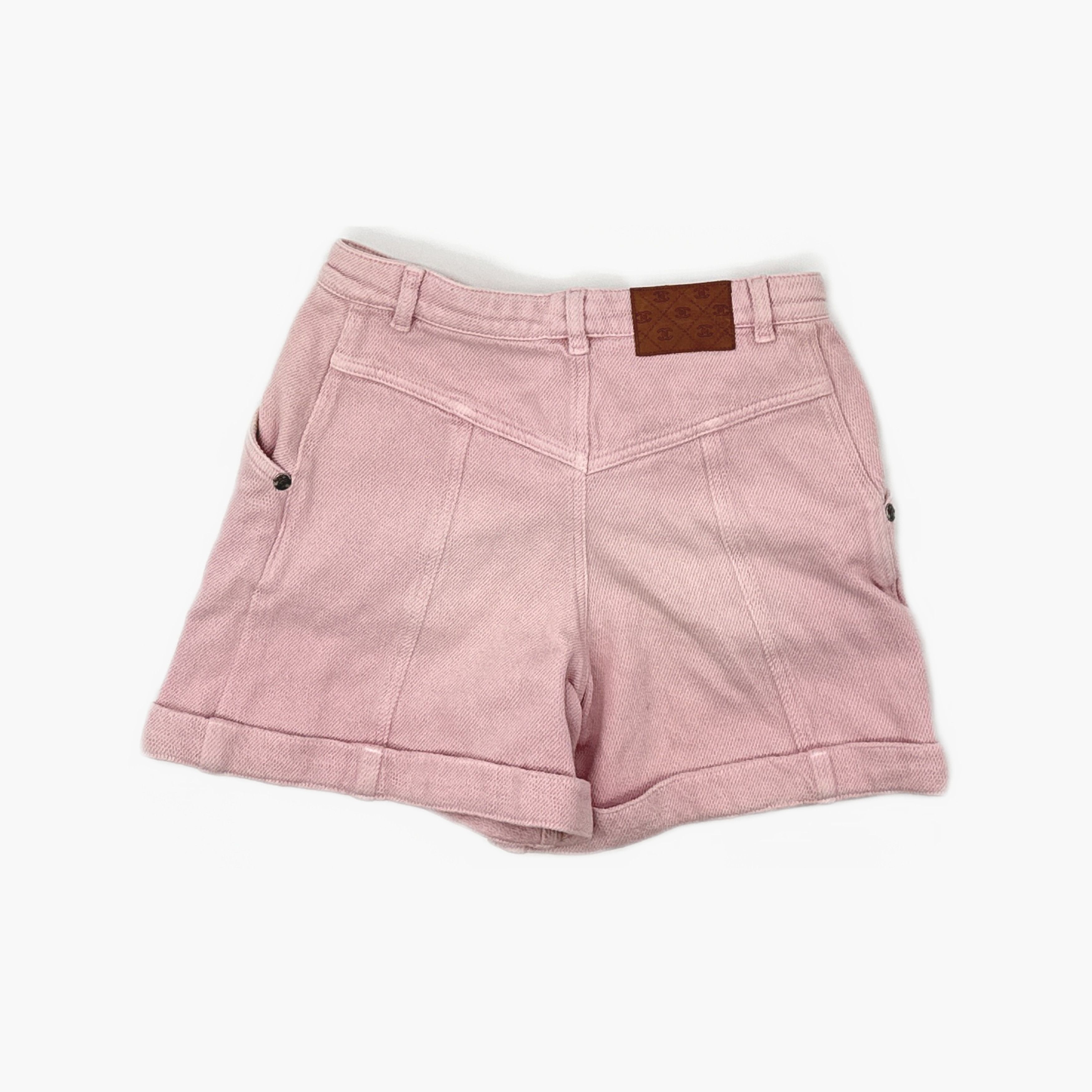 Chanel Chanel Pink Cotton Shorts Size 34 Size 25" / US 0 / IT 36 - 2 Thumbnail