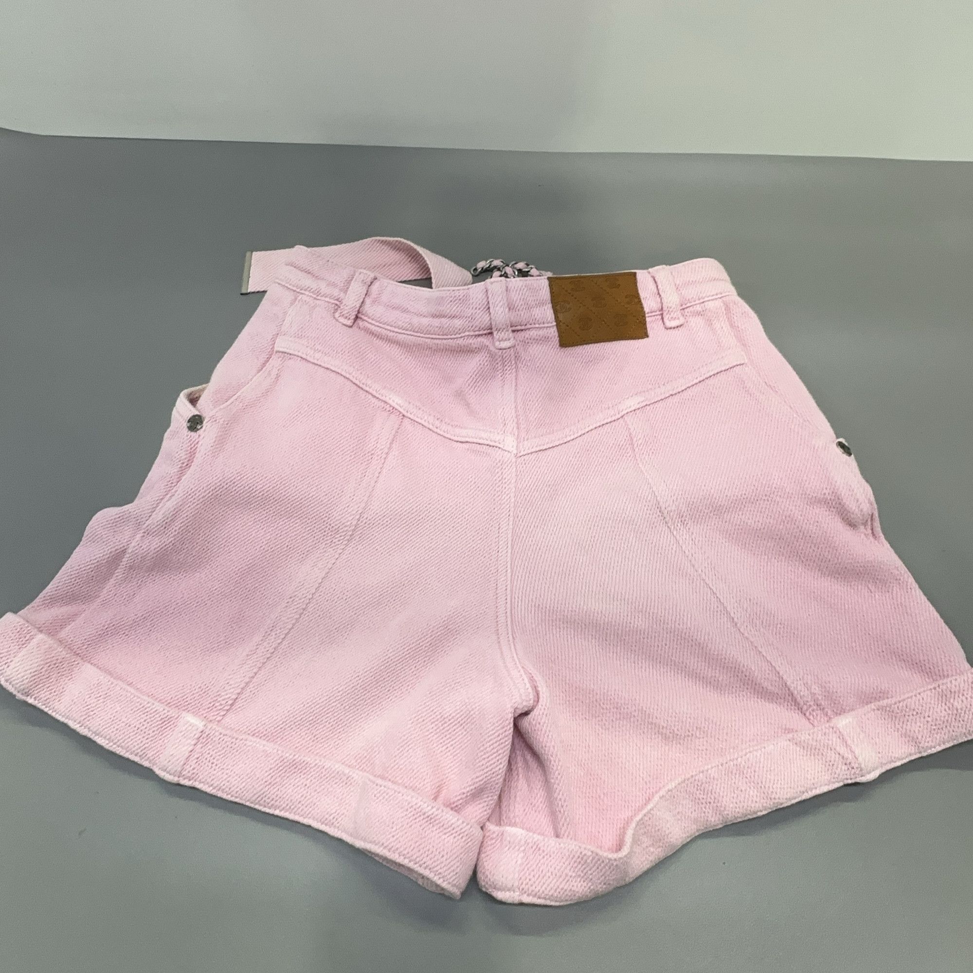 Chanel Chanel Pink Cotton Shorts Size 34 Size 25" / US 0 / IT 36 - 10 Thumbnail