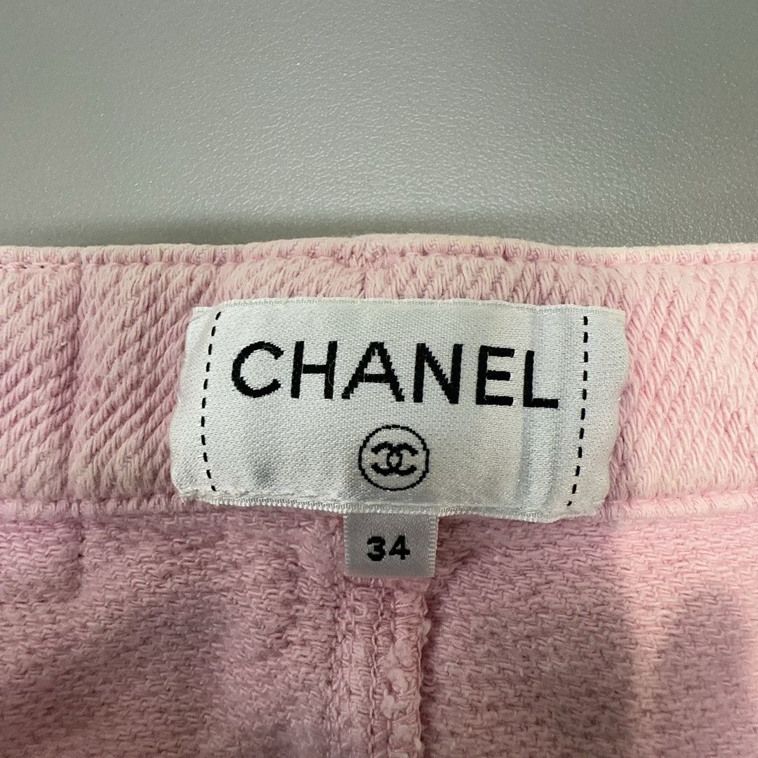 Chanel Chanel Pink Cotton Shorts Size 34 Size 25" / US 0 / IT 36 - 3 Thumbnail