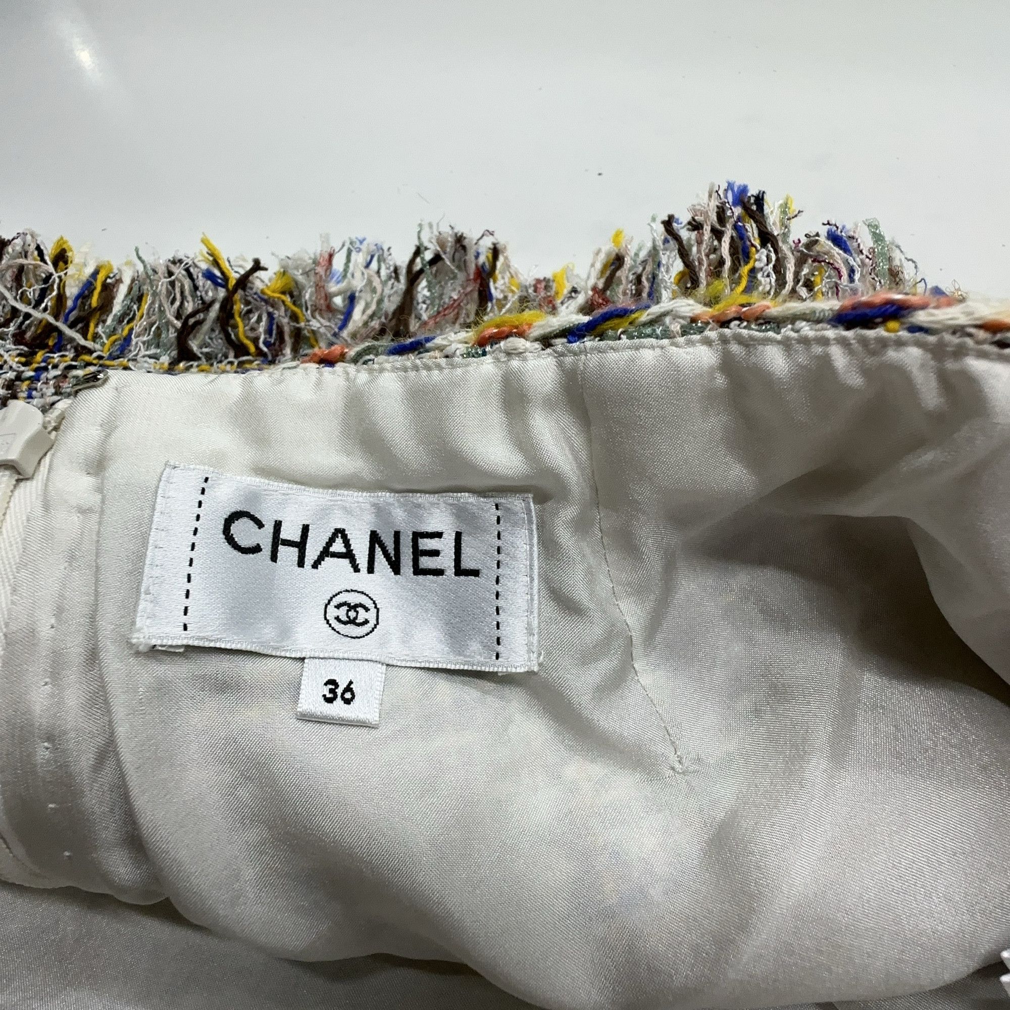 Chanel Chanel Multi-Color Tweed Mini Skirt Size 36 Size 26" / US 2 / IT 38 - 3 Thumbnail