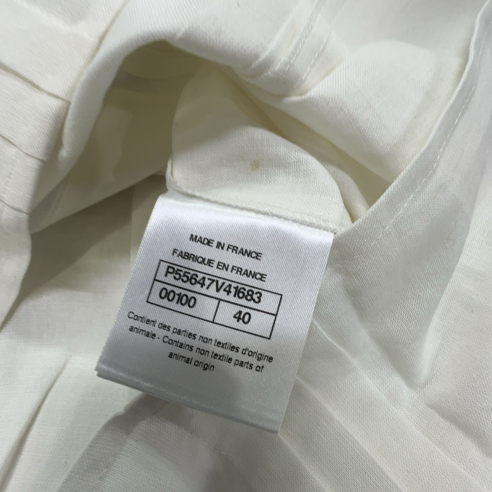 Chanel CHANEL Sleeveless Button Up Shirt Size 40 Size M / US 6-8 / IT 42-44 - 3 Thumbnail