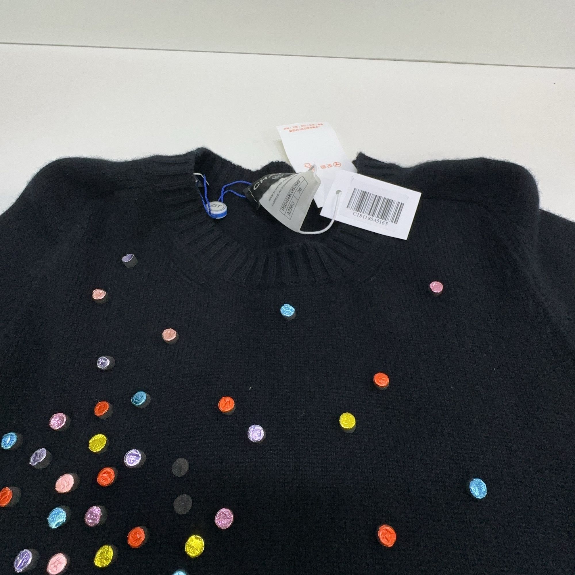 Chanel Chanel Multicolor Beaded Sweater Size 38 Size S / US 4 / IT 40 - 13 Thumbnail