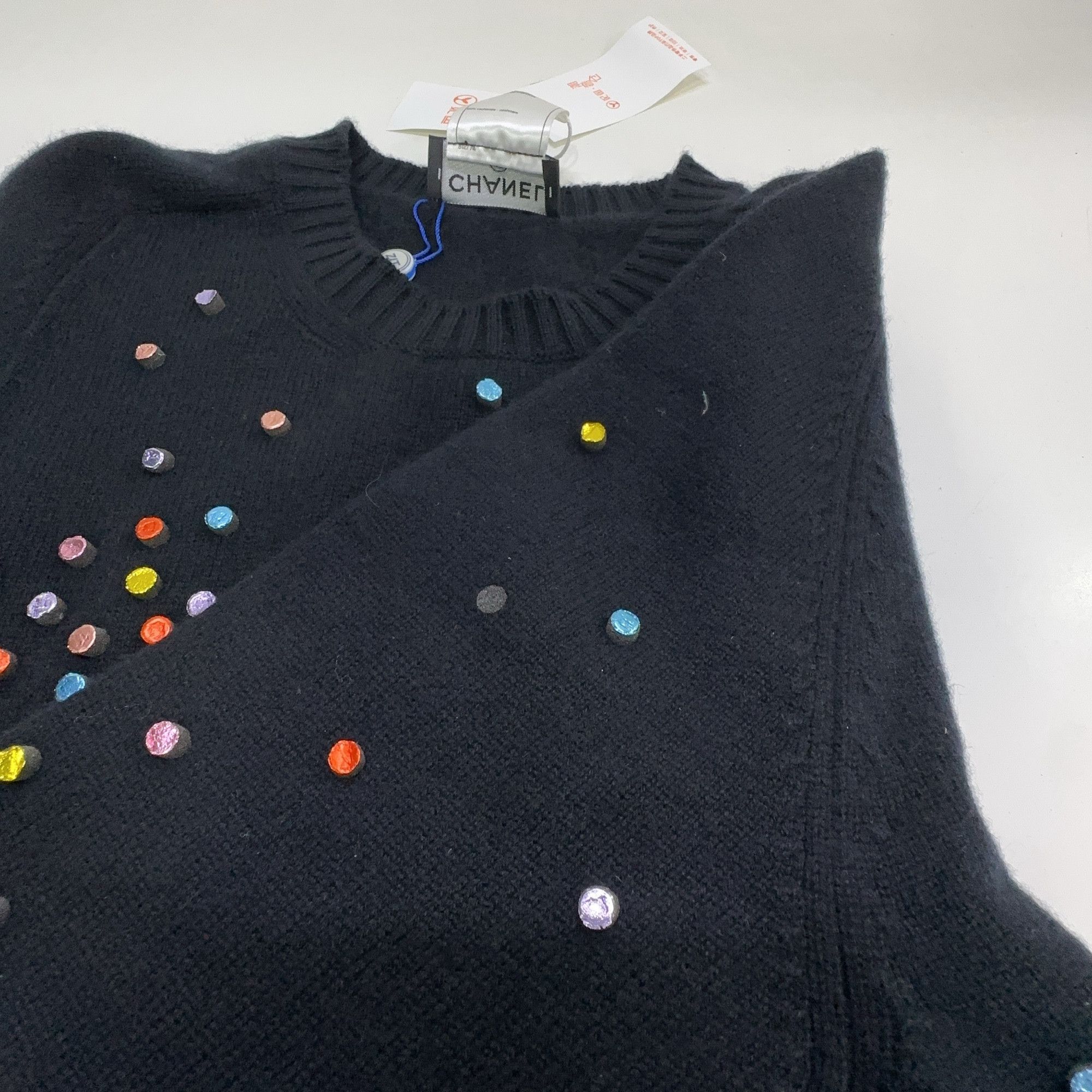 Chanel Chanel Multicolor Beaded Sweater Size 38 Size S / US 4 / IT 40 - 5 Thumbnail