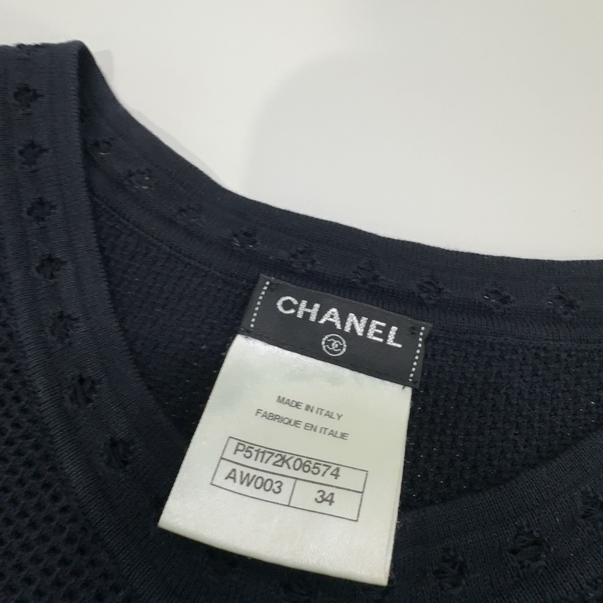 Chanel CHANEL Cotton Knit Top Size 34 Size XS / US 0-2 / IT 36-38 - 4 Thumbnail