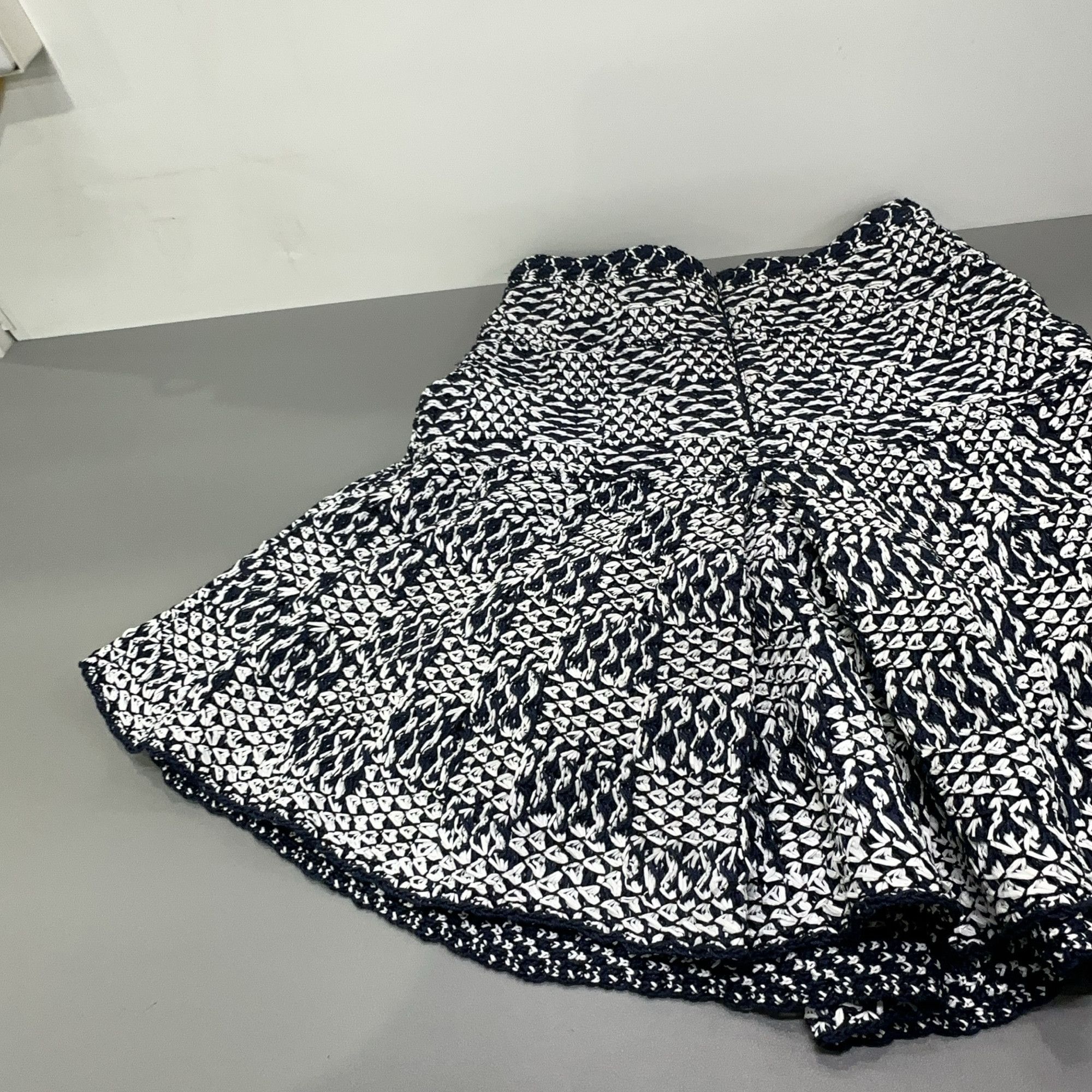 Chanel CHANEL Geometric Knit Mini Skirt Size 36 Size 26" / US 2 / IT 38 - 11 Thumbnail