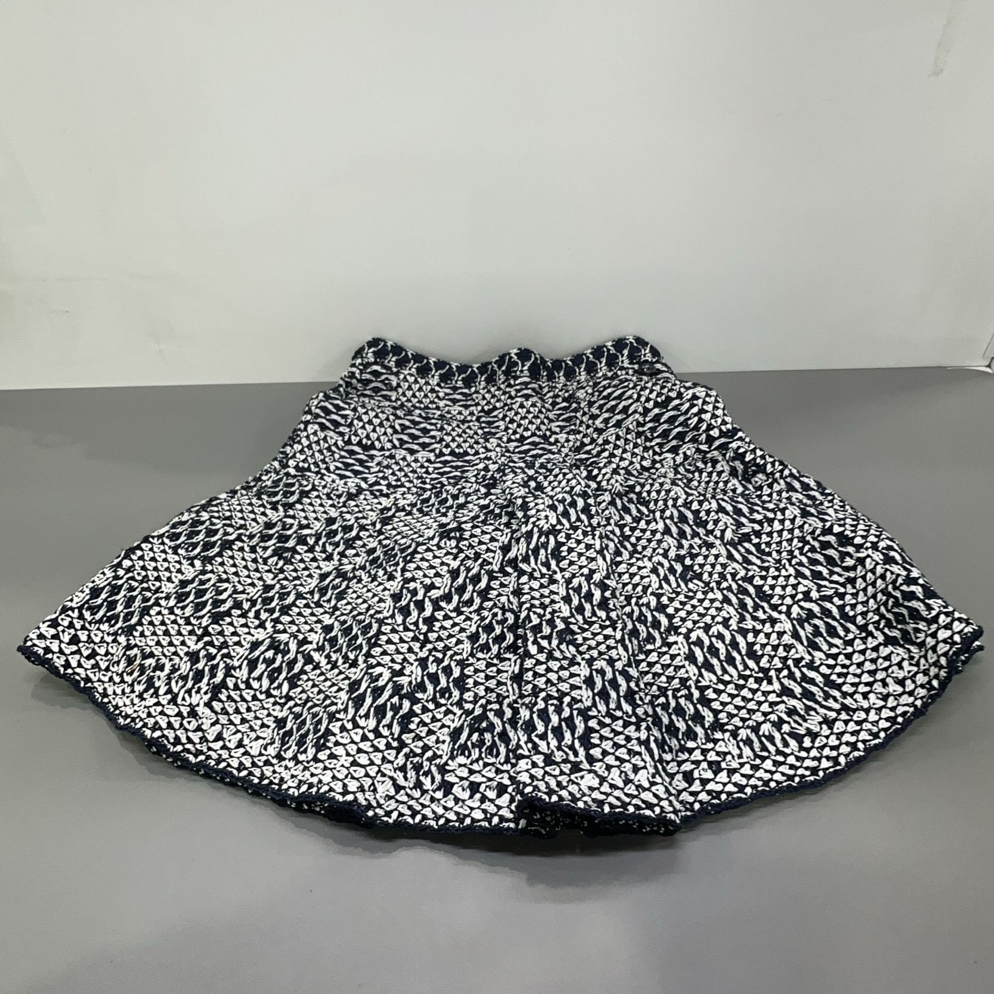 Chanel CHANEL Geometric Knit Mini Skirt Size 36 Size 26" / US 2 / IT 38 - 8 Thumbnail