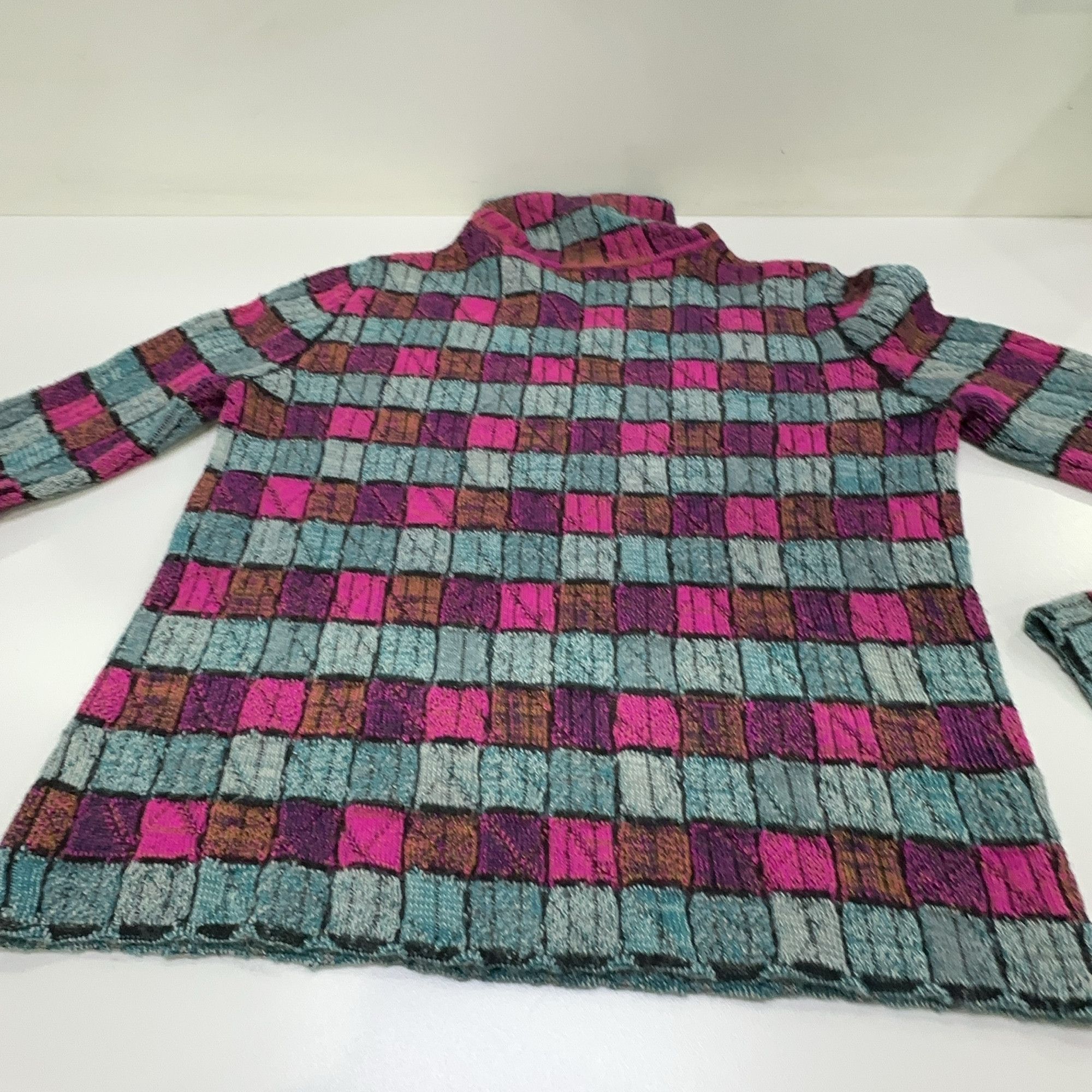 Chanel Chanel Checkered High Neck Sweater Size 38 Size XS / US 0-2 / IT 36-38 - 11 Thumbnail