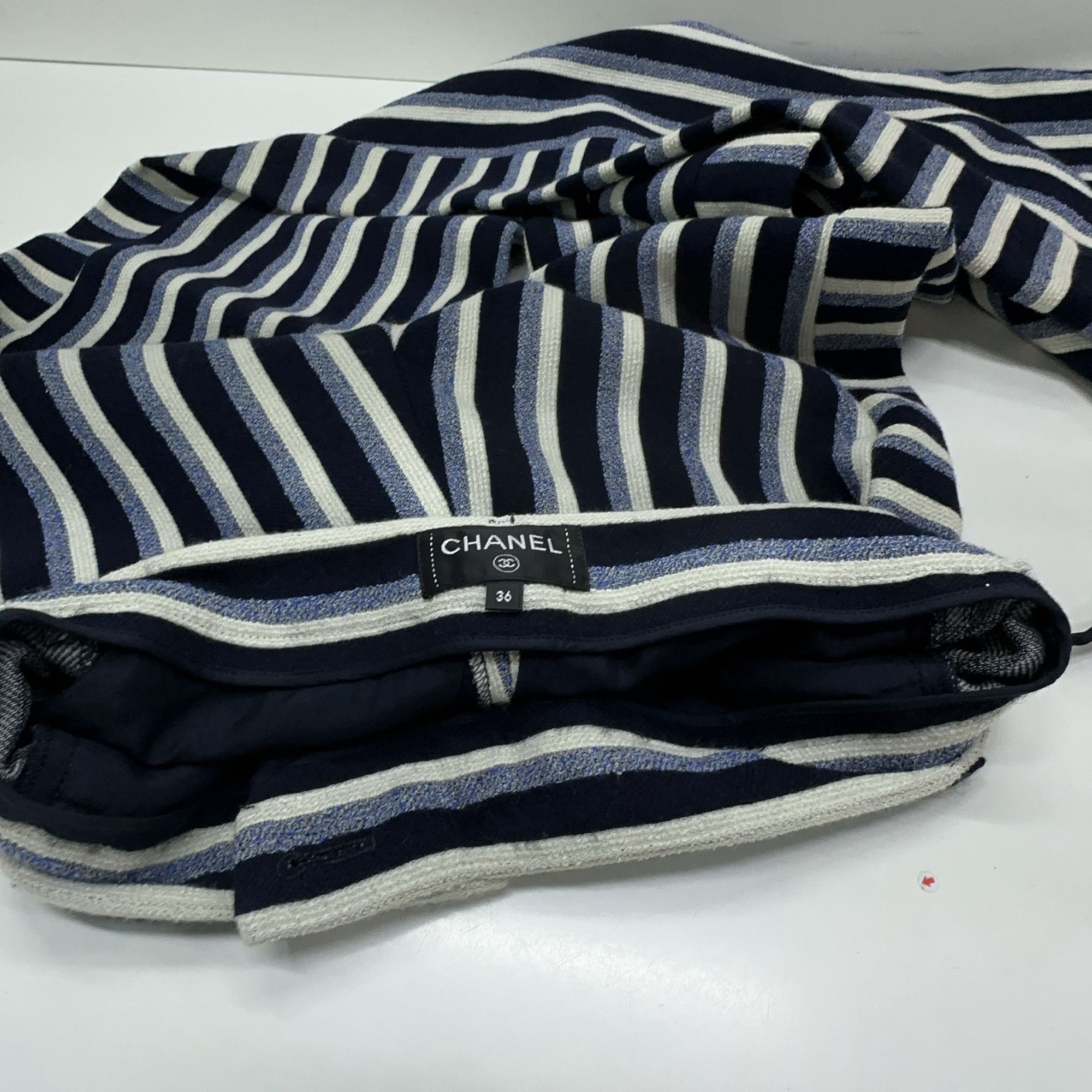 Chanel CHANEL Striped Pants Size 36 Size 26" / US 2 / IT 38 - 5 Thumbnail