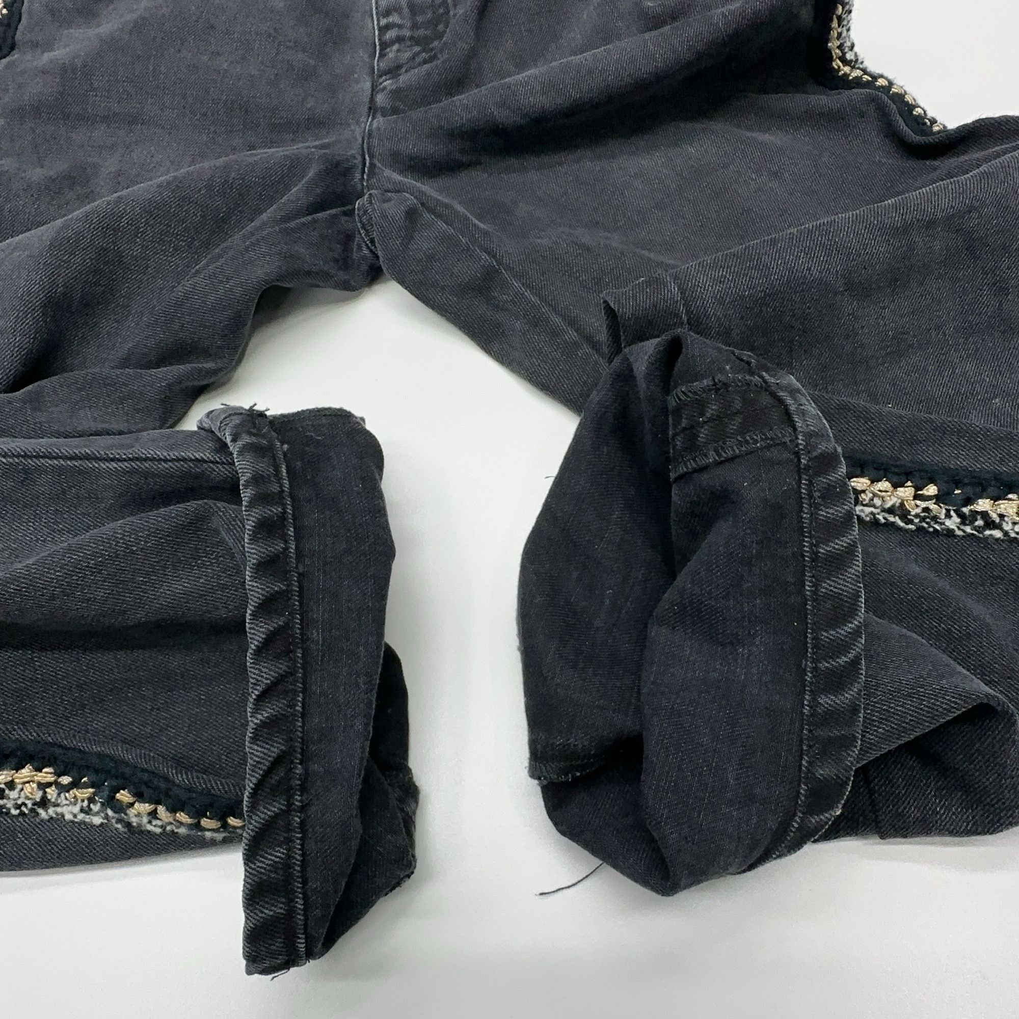 Chanel Chanel Braided Trim Jeans Size 36 Size 26" / US 2 / IT 38 - 6 Thumbnail