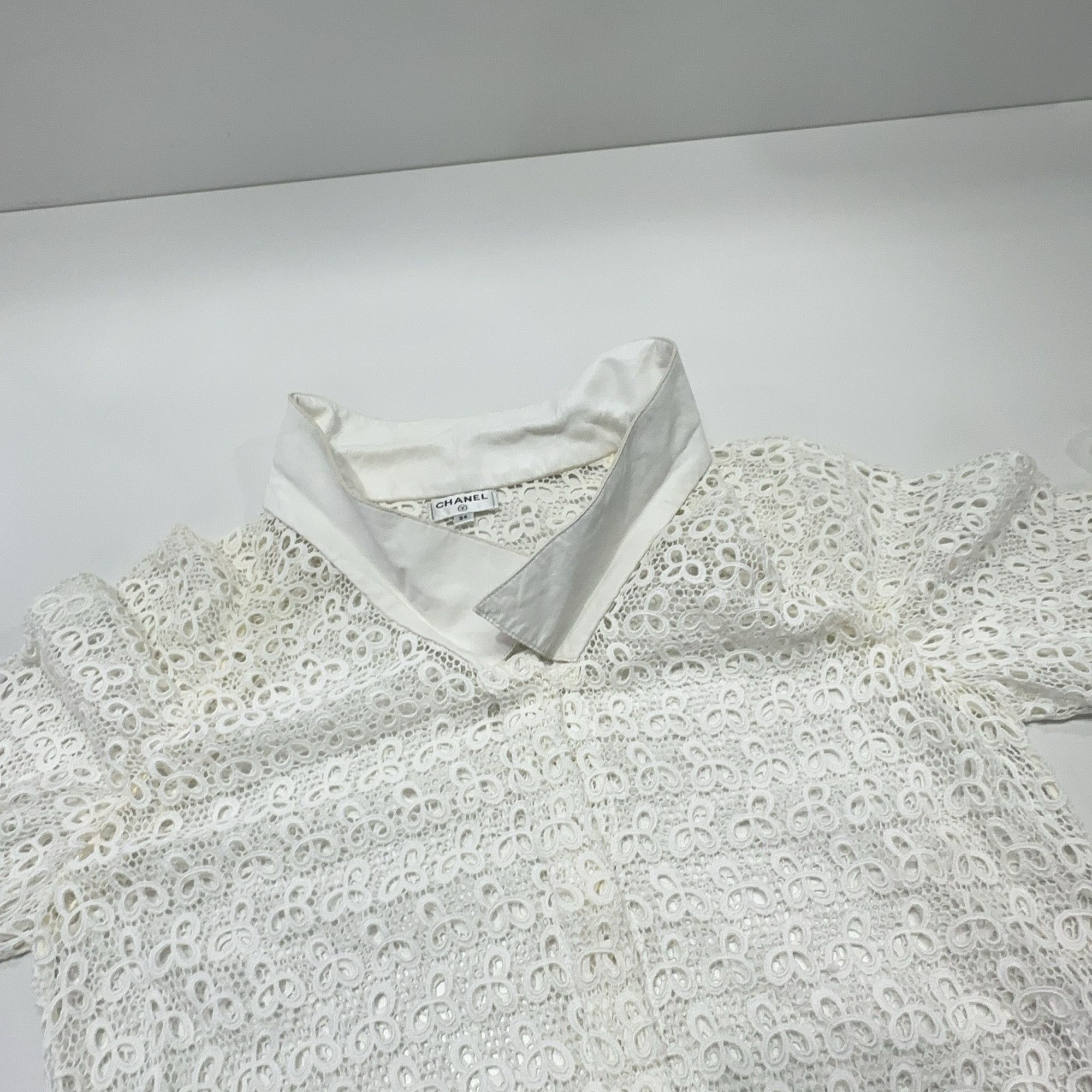 Chanel Chanel White Lace Jacket Size 34 Size XS / US 0-2 / IT 36-38 - 7 Thumbnail
