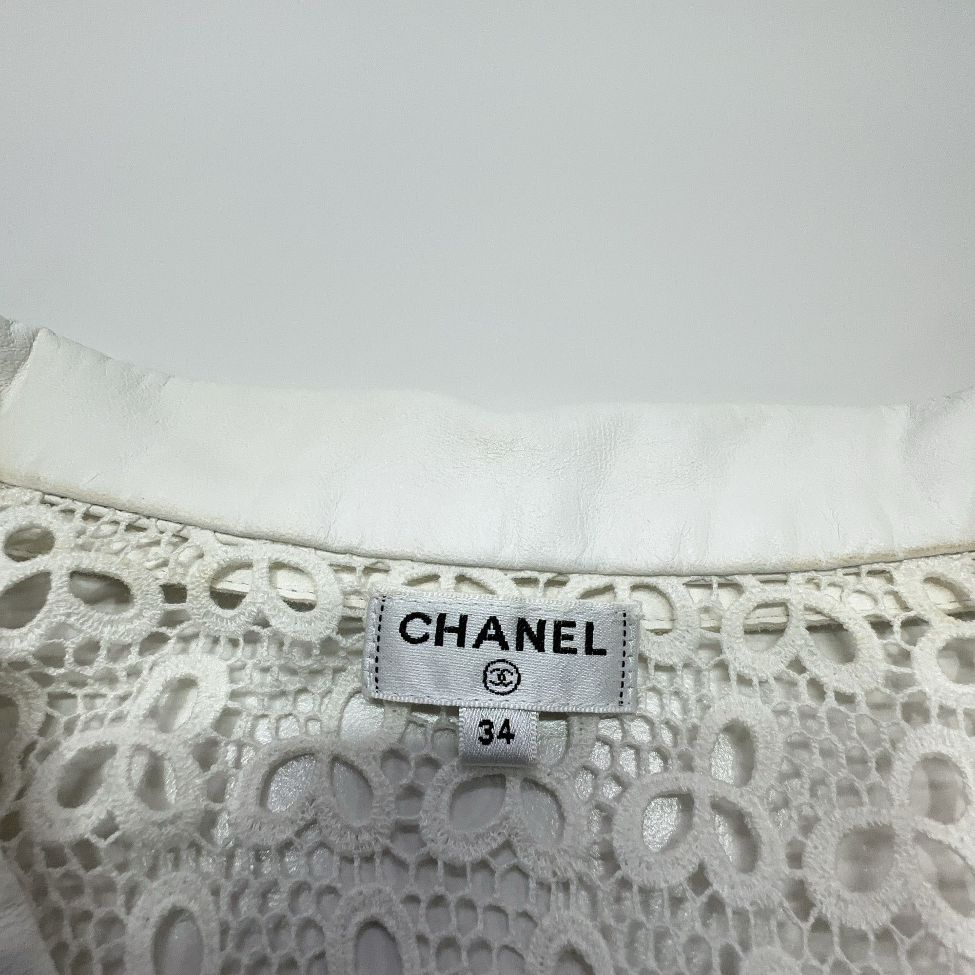 Chanel Chanel White Lace Jacket Size 34 Size XS / US 0-2 / IT 36-38 - 3 Thumbnail