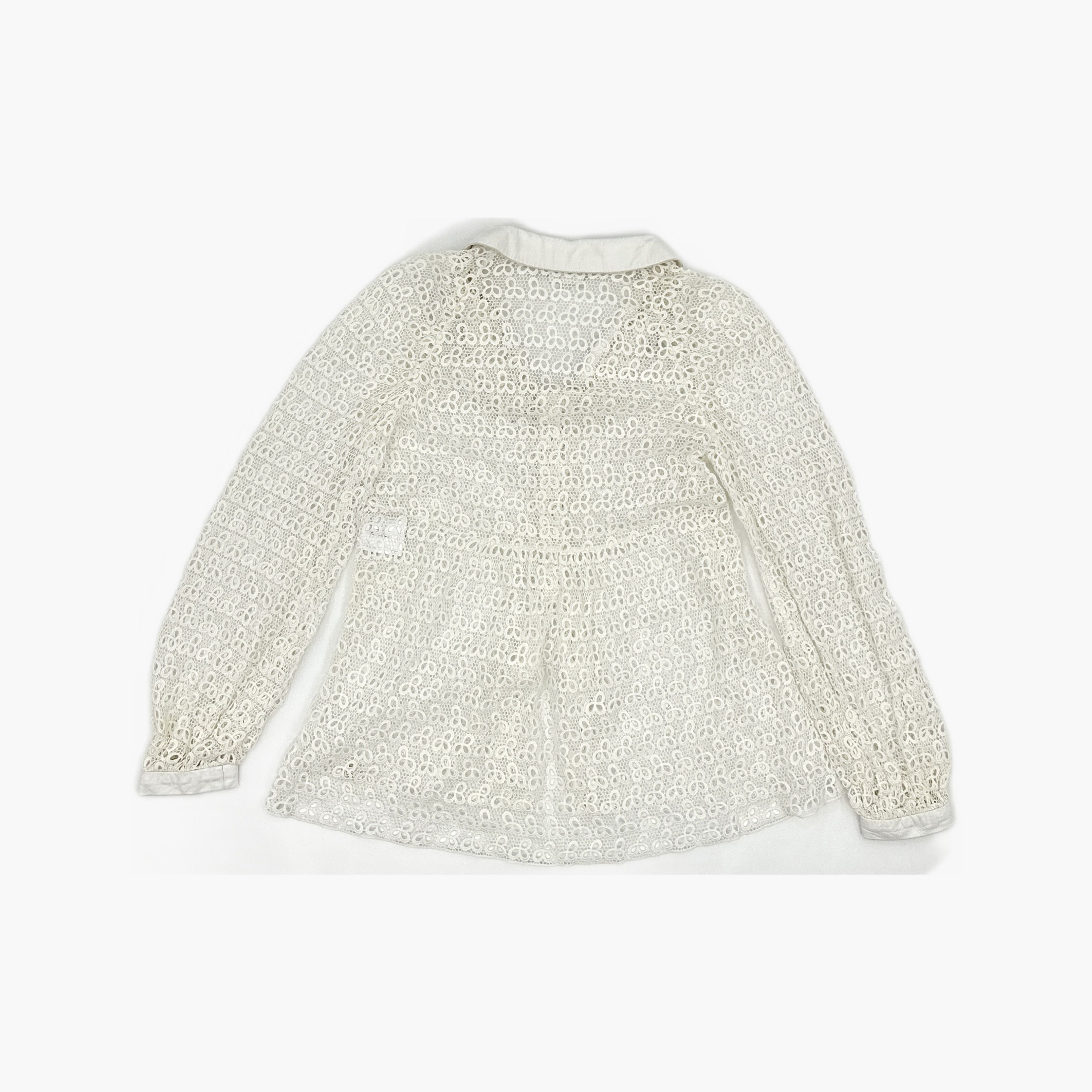 Chanel Chanel White Lace Jacket Size 34 Size XS / US 0-2 / IT 36-38 - 2 Thumbnail