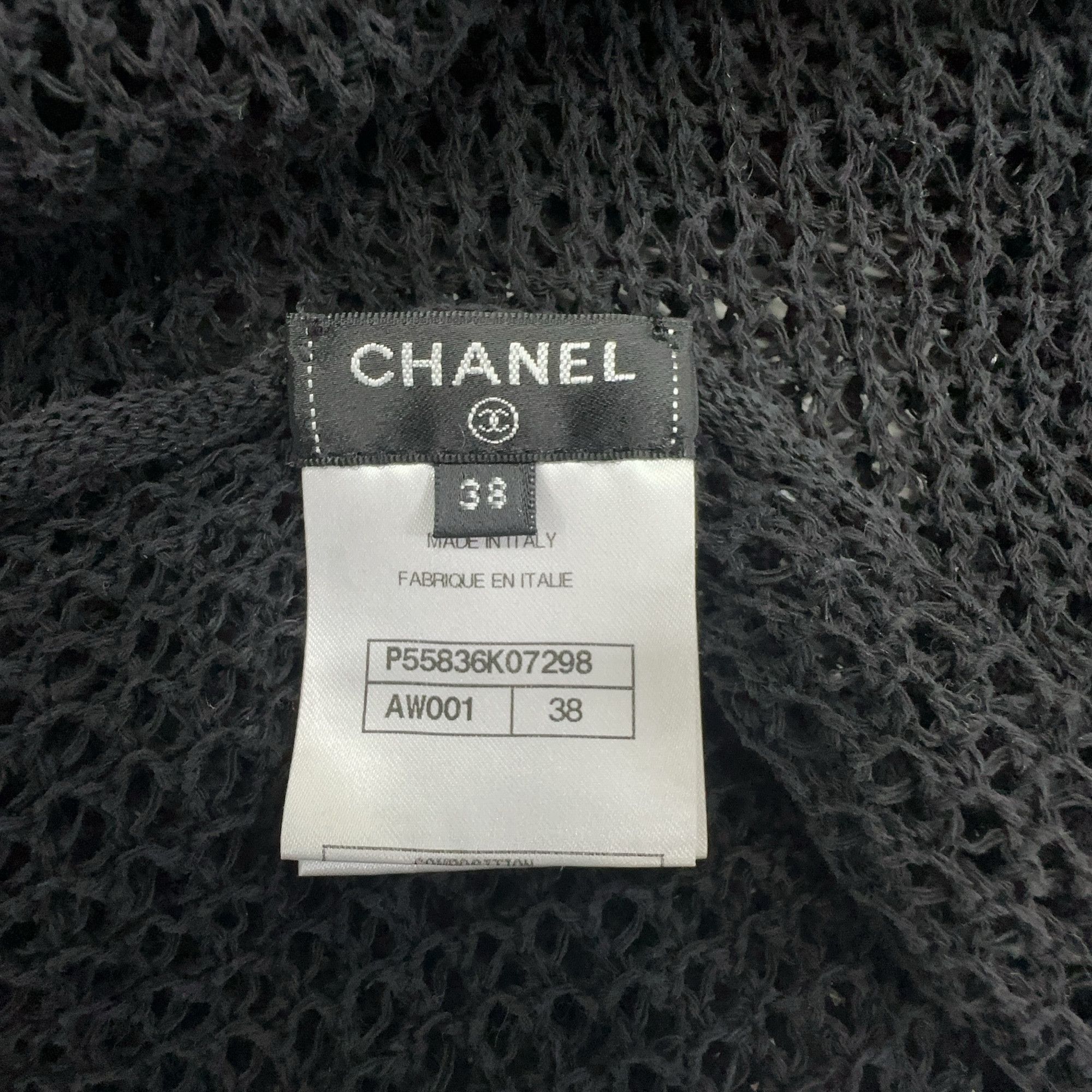Chanel Chanel Embroidered Openwork Knit Midi Dress Size 38 Size S / US 4 / IT 40 - 3 Thumbnail