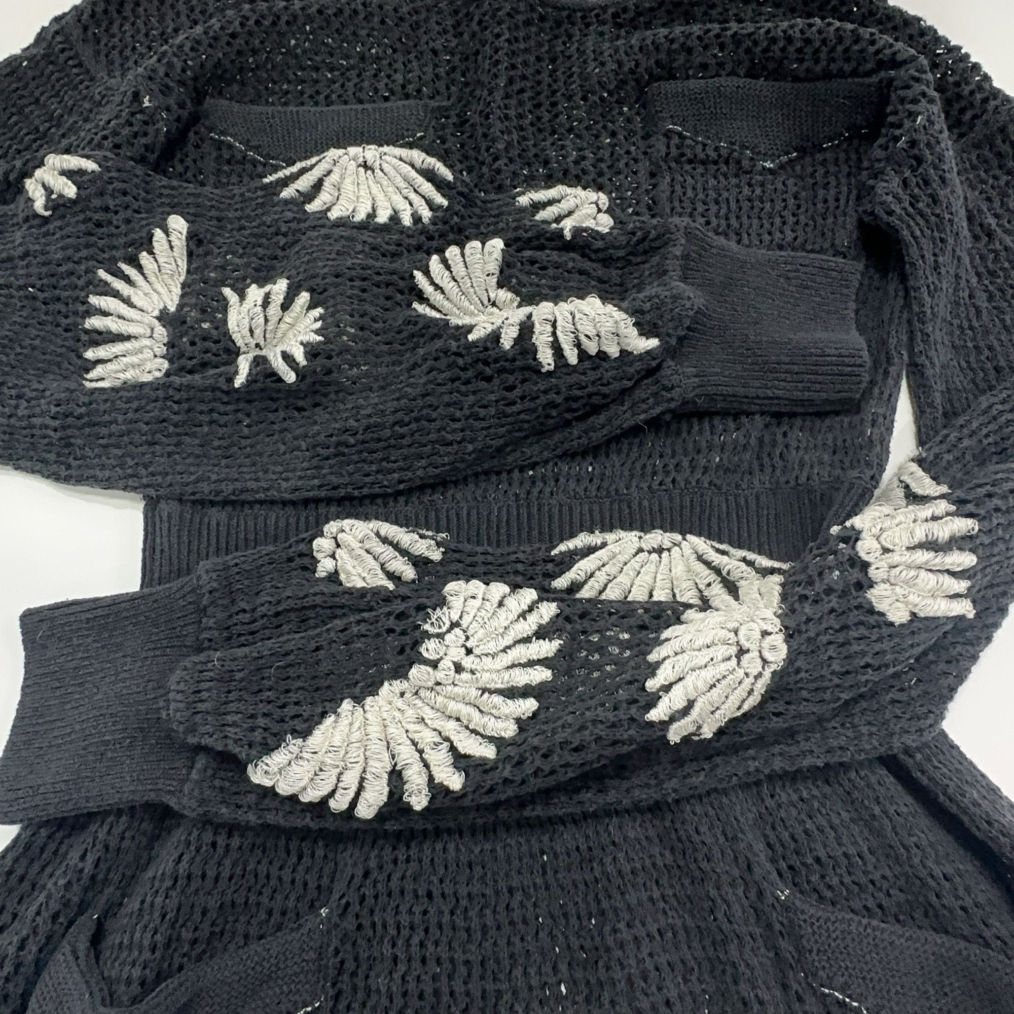 Chanel Chanel Embroidered Openwork Knit Midi Dress Size 38 Size S / US 4 / IT 40 - 6 Thumbnail