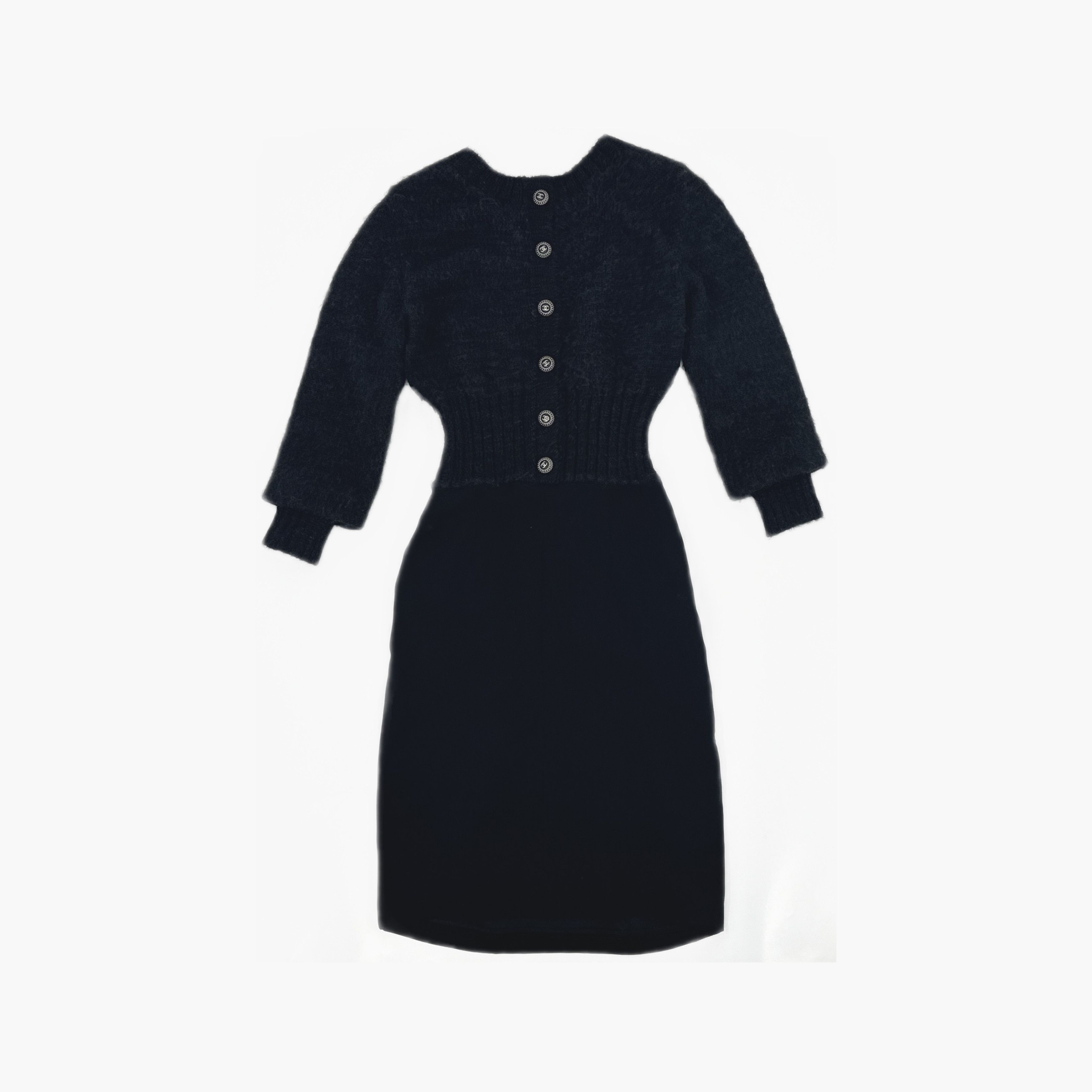 Chanel CHANEL Cashmere Midi Dress Size 36 Size XS / US 0-2 / IT 36-38 - 2 Thumbnail