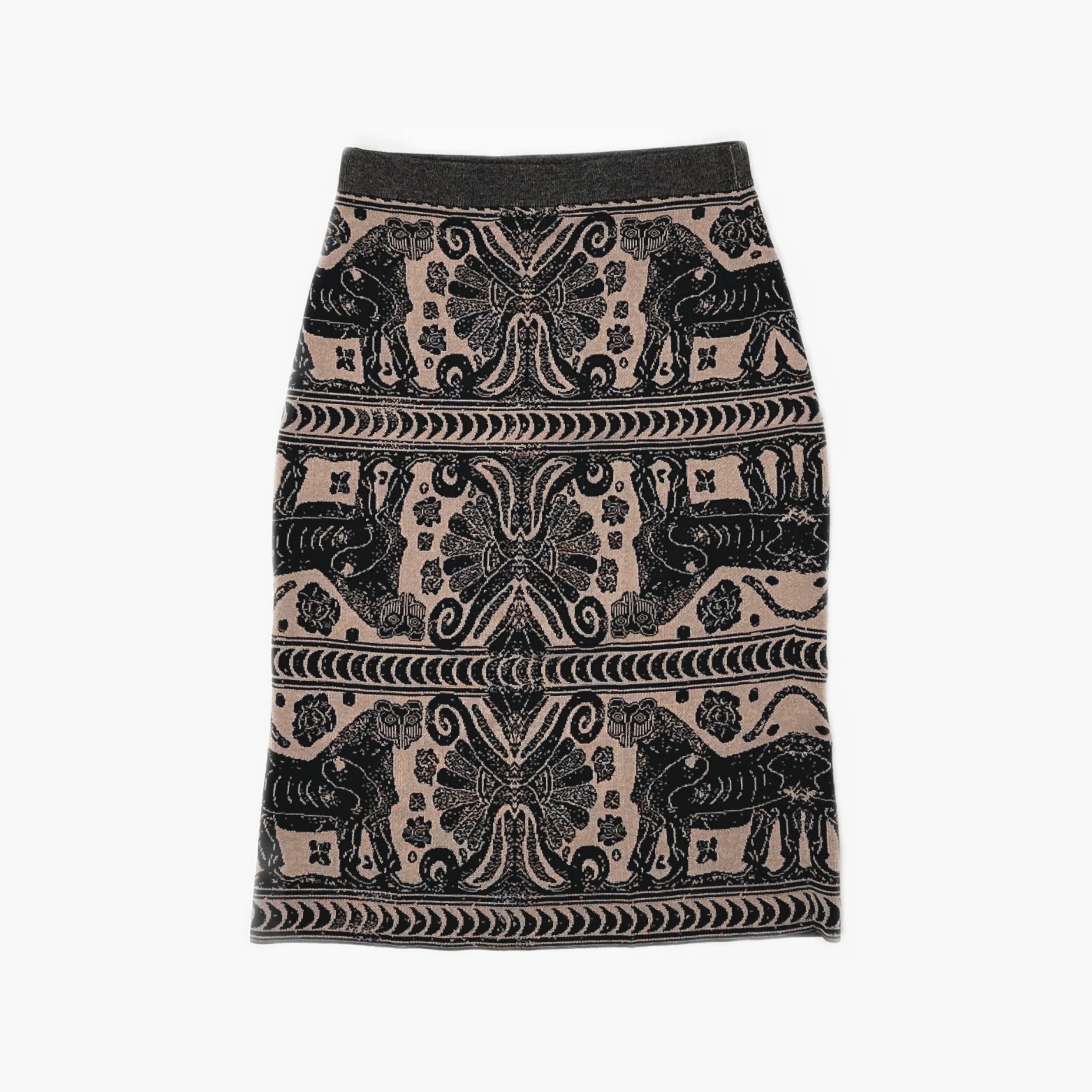 Chanel Chanel Patterned Midi Skirt Size 34 Size 25" / US 0 / IT 36 - 2 Thumbnail