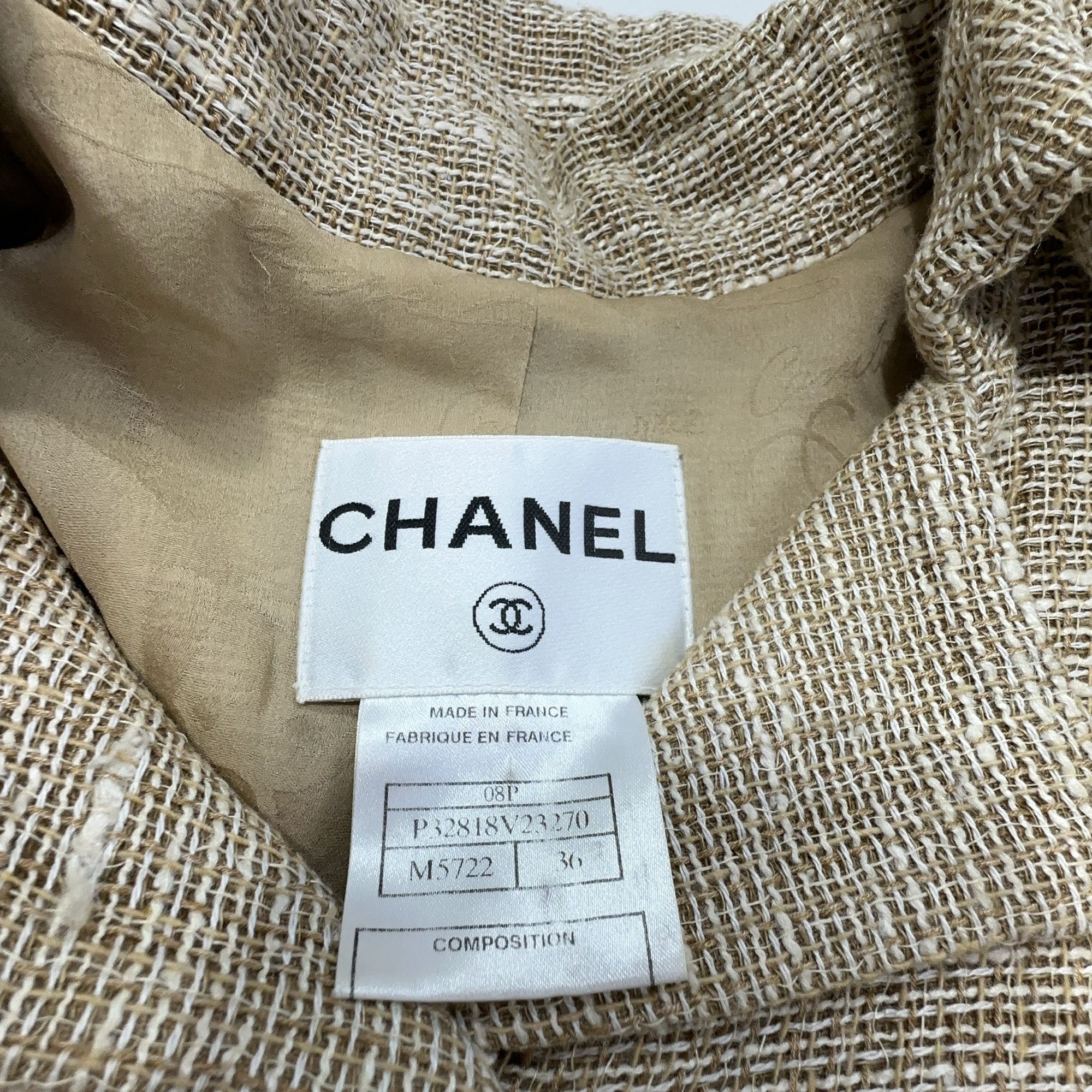 Chanel Chanel Fringed Tweed Jacket Size 36 Size XS / US 0-2 / IT 36-38 - 3 Thumbnail