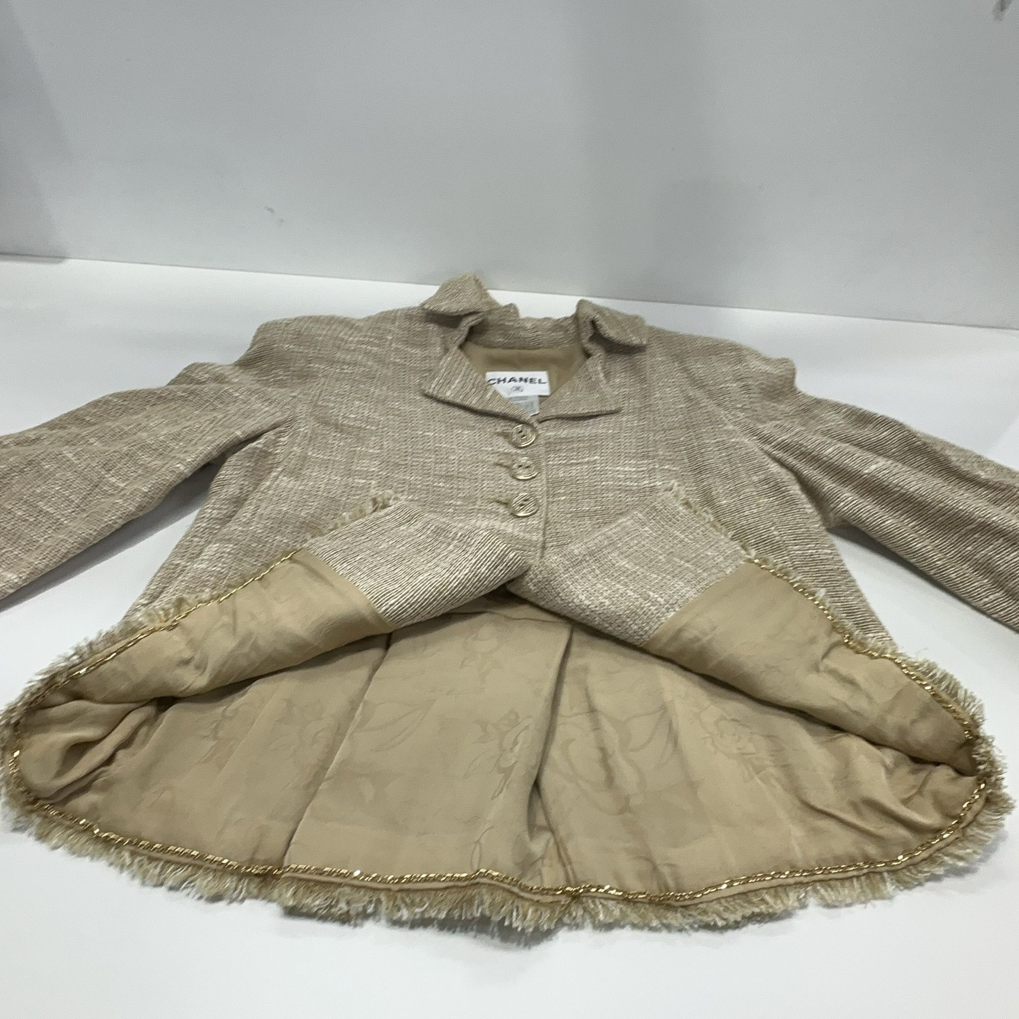 Chanel Chanel Fringed Tweed Jacket Size 36 Size XS / US 0-2 / IT 36-38 - 6 Thumbnail