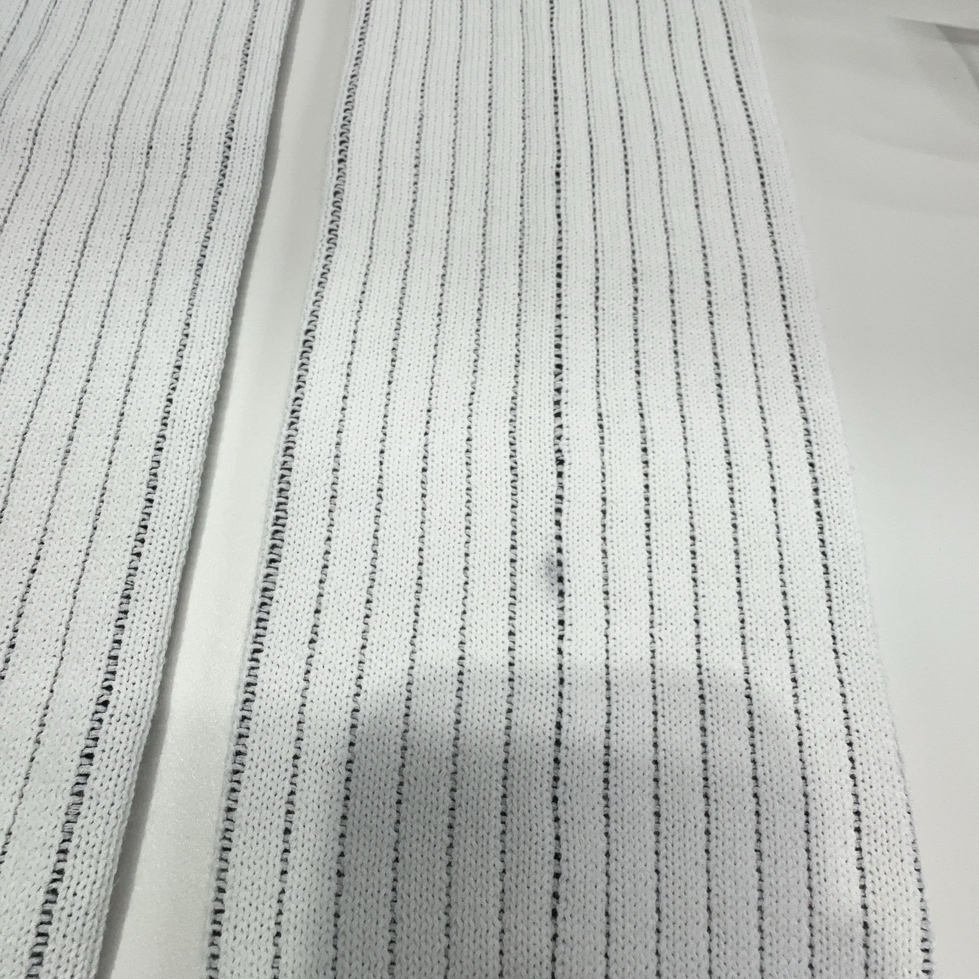 Chanel Chanel Pinstripe Logo Leg Warmers One Size Size ONE SIZE - 4 Thumbnail