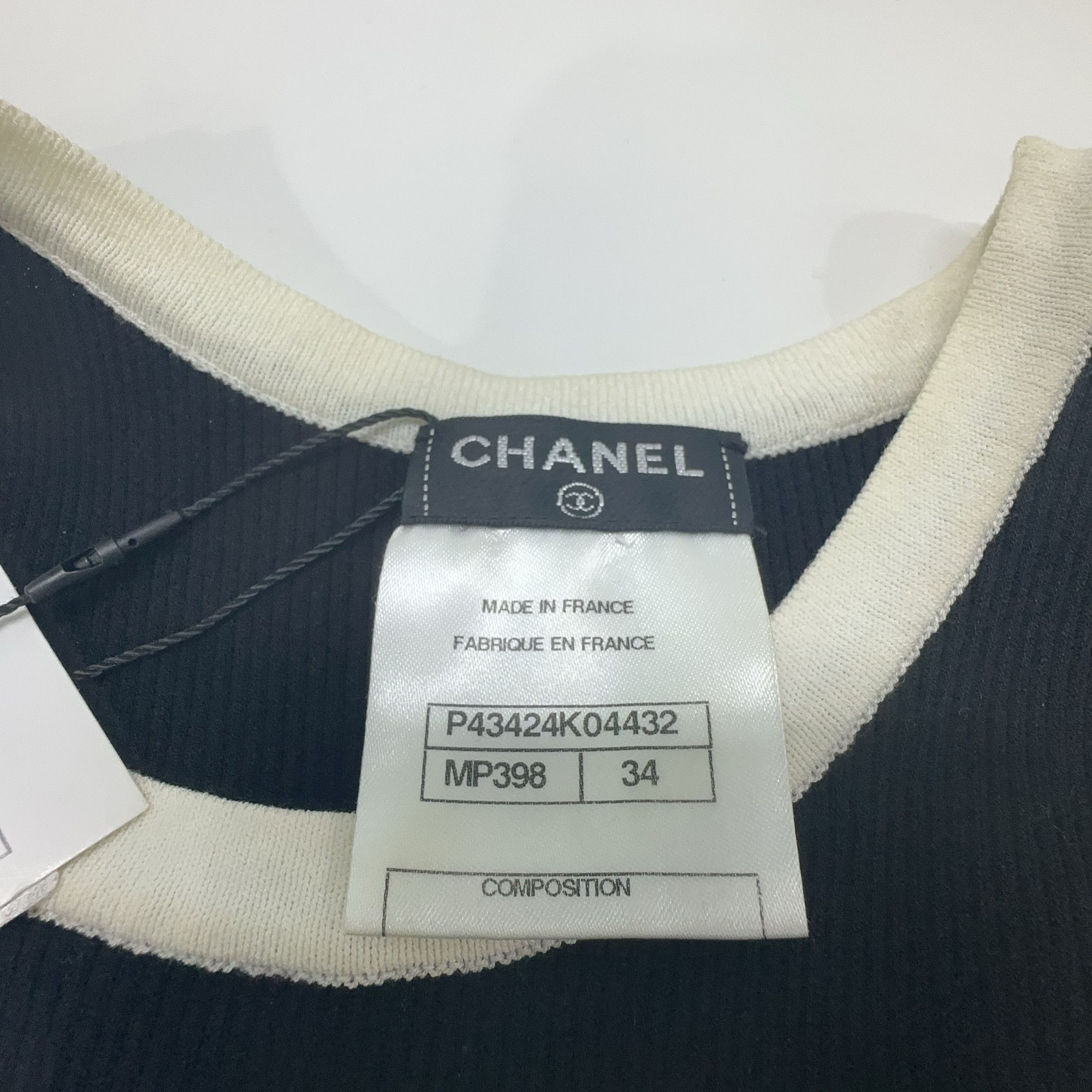Chanel Chanel Colorblock Sleeveless Knit Midi Dress Size 34 Size XS / US 0-2 / IT 36-38 - 3 Thumbnail