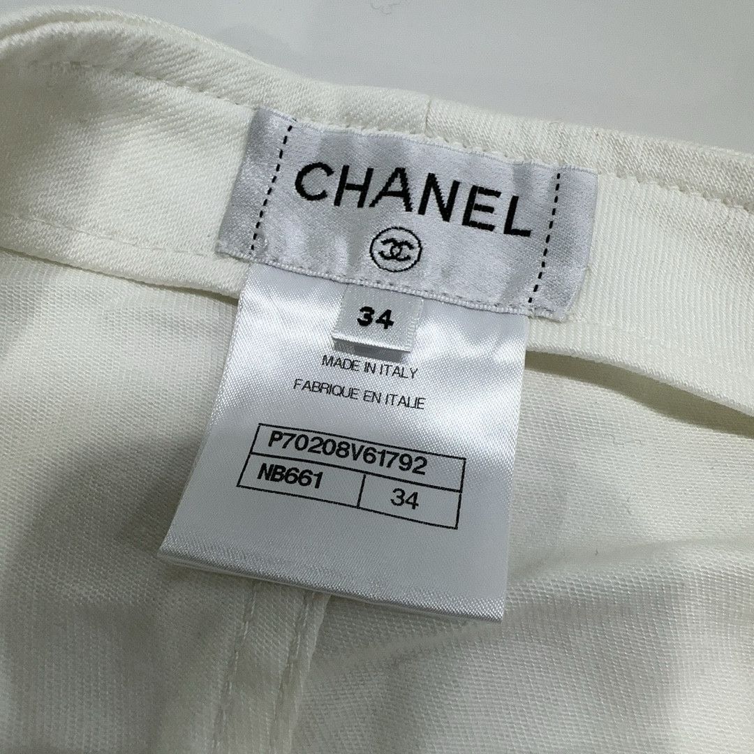Chanel Chanel Embossed Logo Jeans Size 34 Size 25" / US 0 / IT 36 - 4 Thumbnail