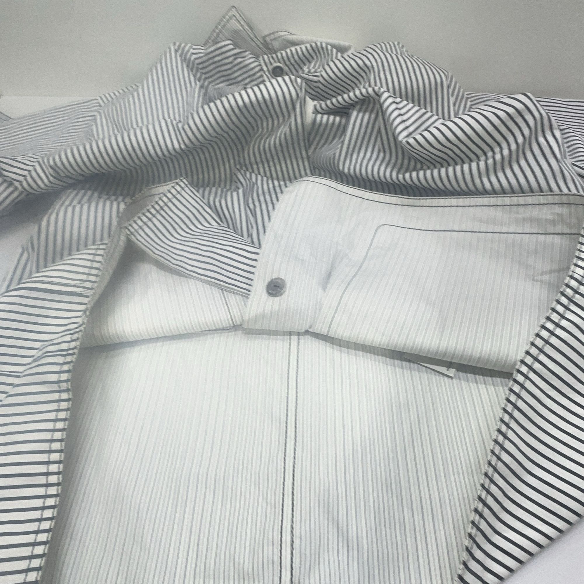 Chanel CHANEL Striped Coat Size FR 42 Size M / US 6-8 / IT 42-44 - 8 Thumbnail