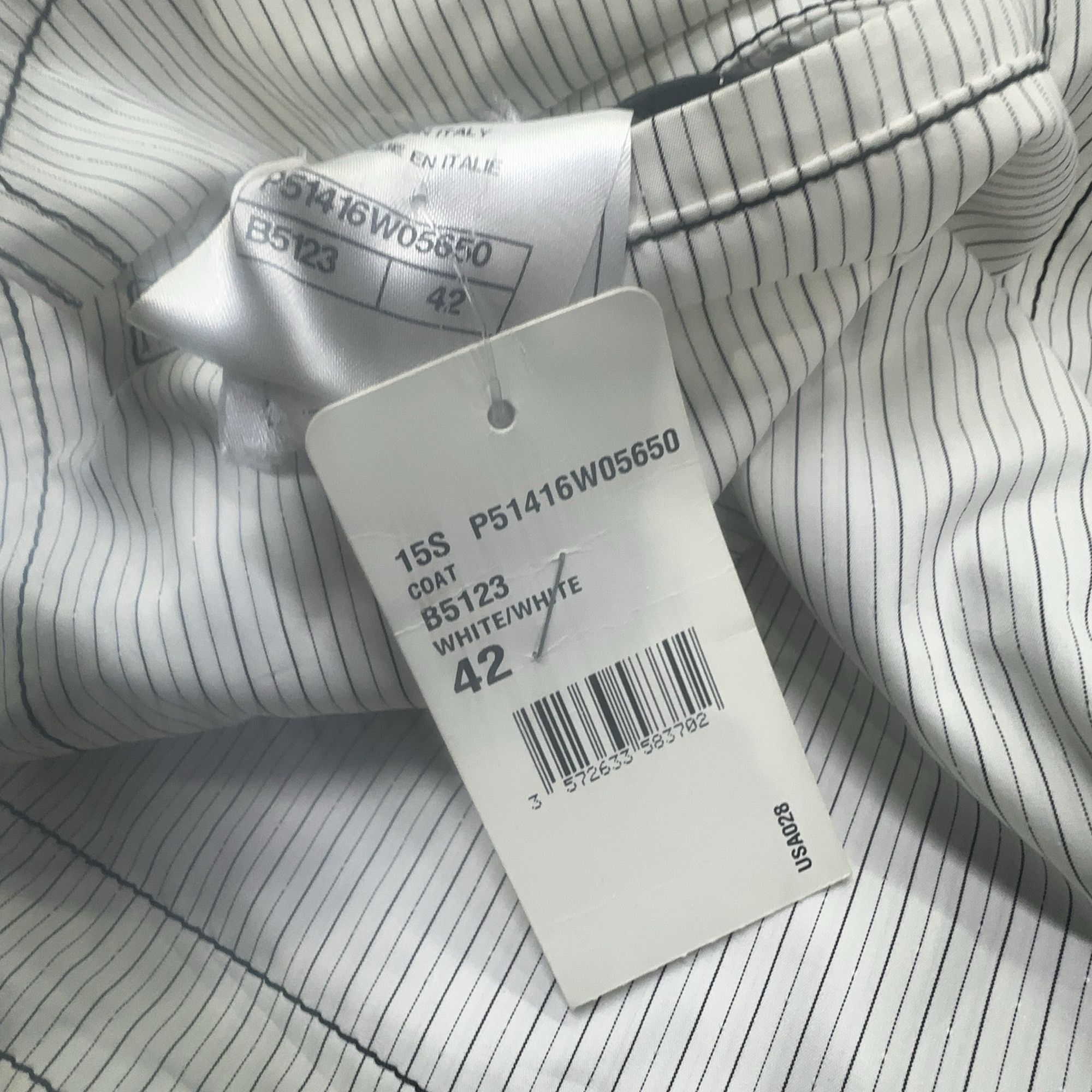 Chanel CHANEL Striped Coat Size FR 42 Size M / US 6-8 / IT 42-44 - 5 Thumbnail