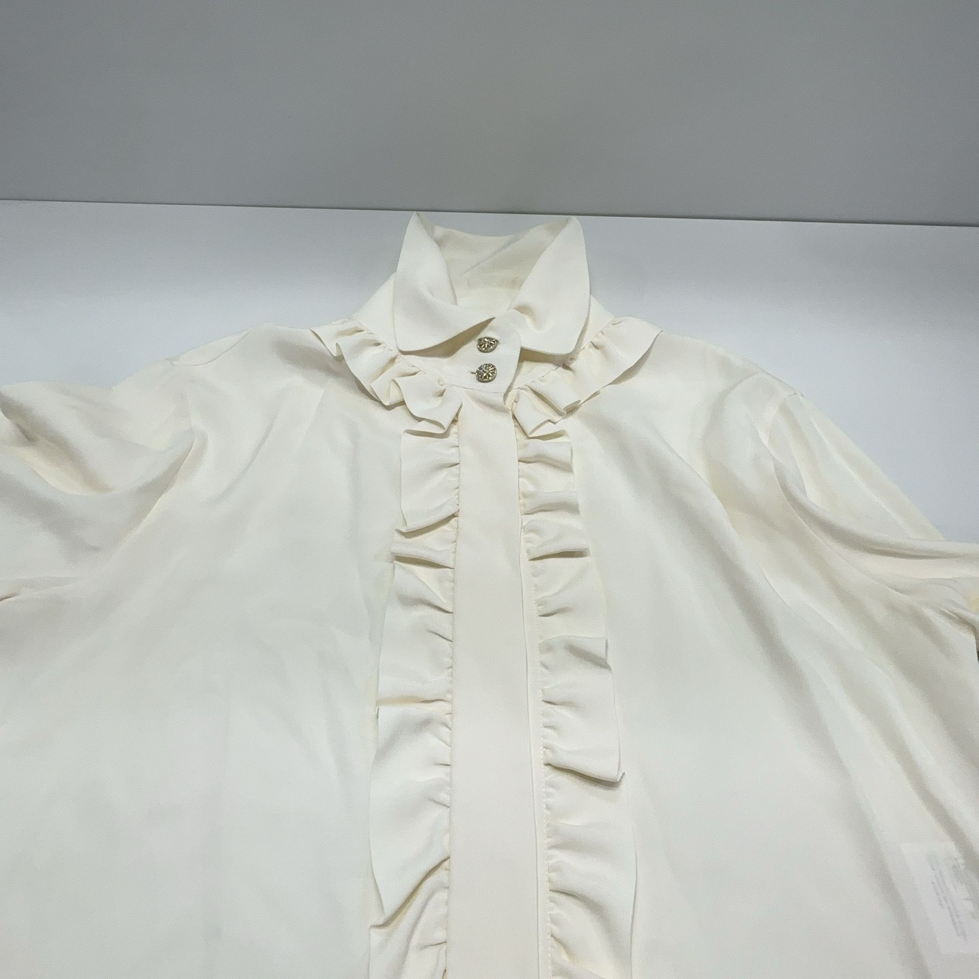 Chanel Chanel Ruffled Blouse Size 38 Size S / US 4 / IT 40 - 7 Thumbnail