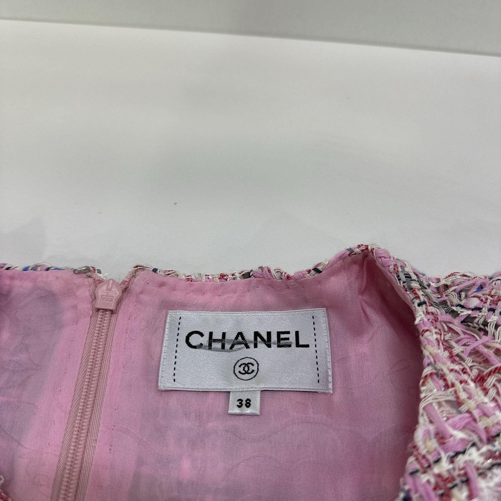 Chanel Chanel Tweed Grid Sleeveless Dress Size 38 Size S / US 4 / IT 40 - 3 Thumbnail