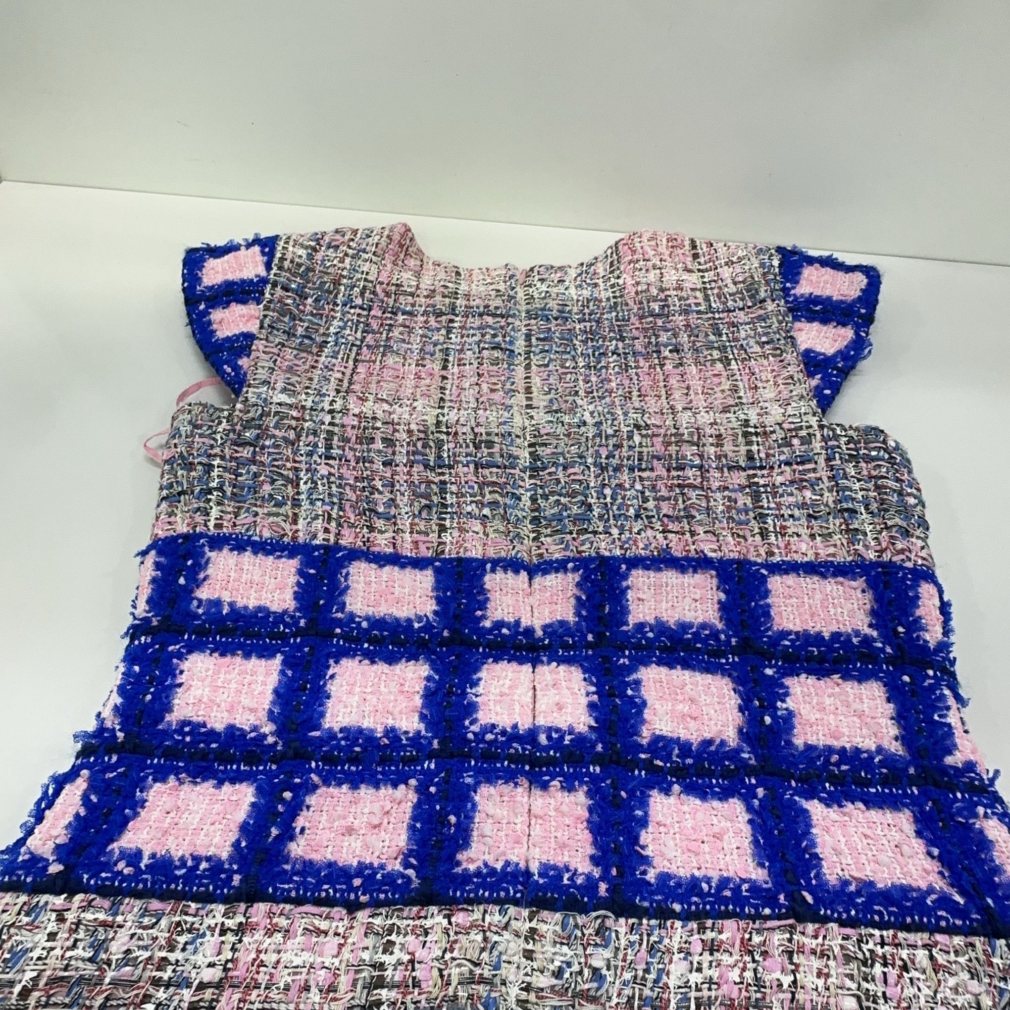 Chanel Chanel Tweed Grid Sleeveless Dress Size 38 Size S / US 4 / IT 40 - 9 Thumbnail