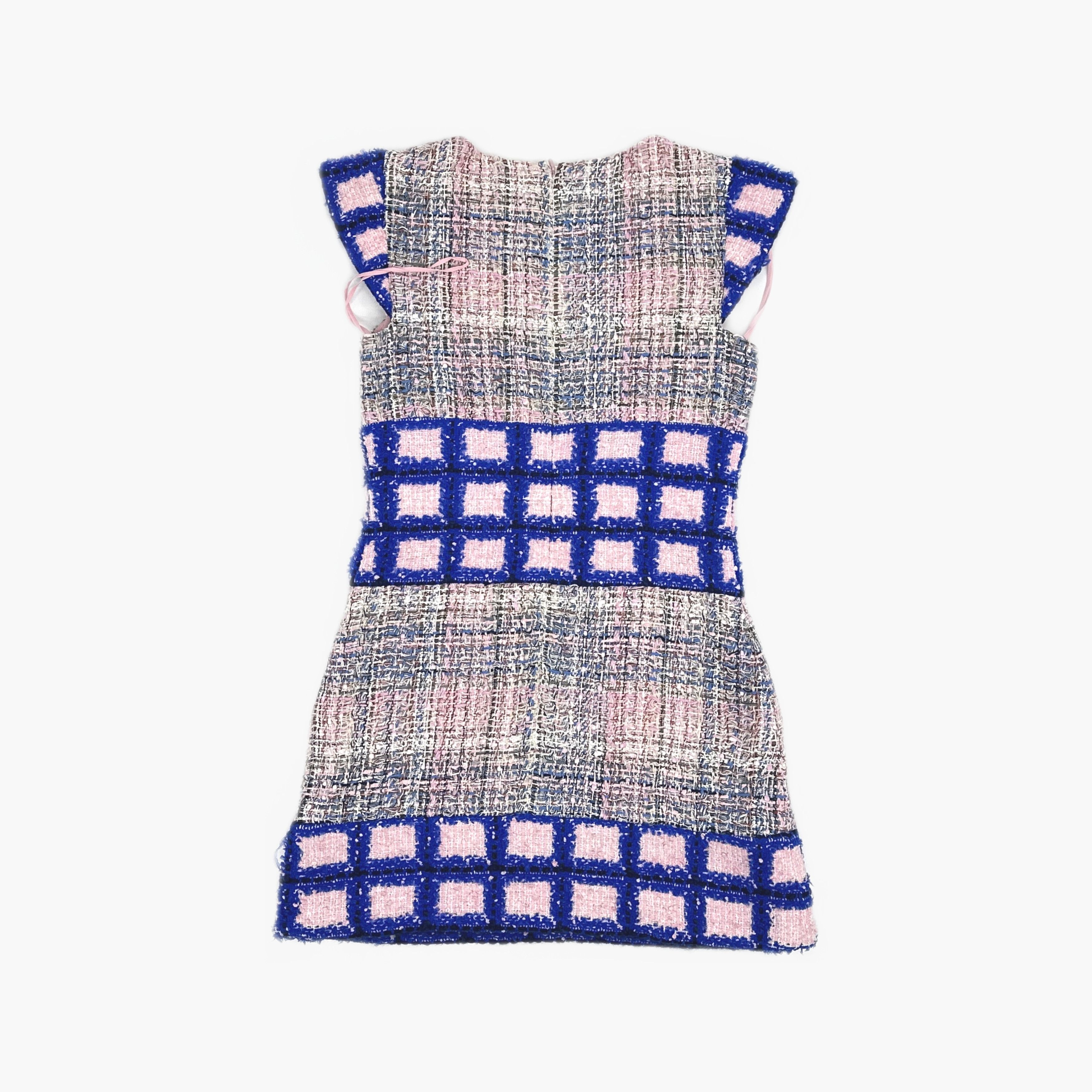 Chanel Chanel Tweed Grid Sleeveless Dress Size 38 Size S / US 4 / IT 40 - 2 Thumbnail