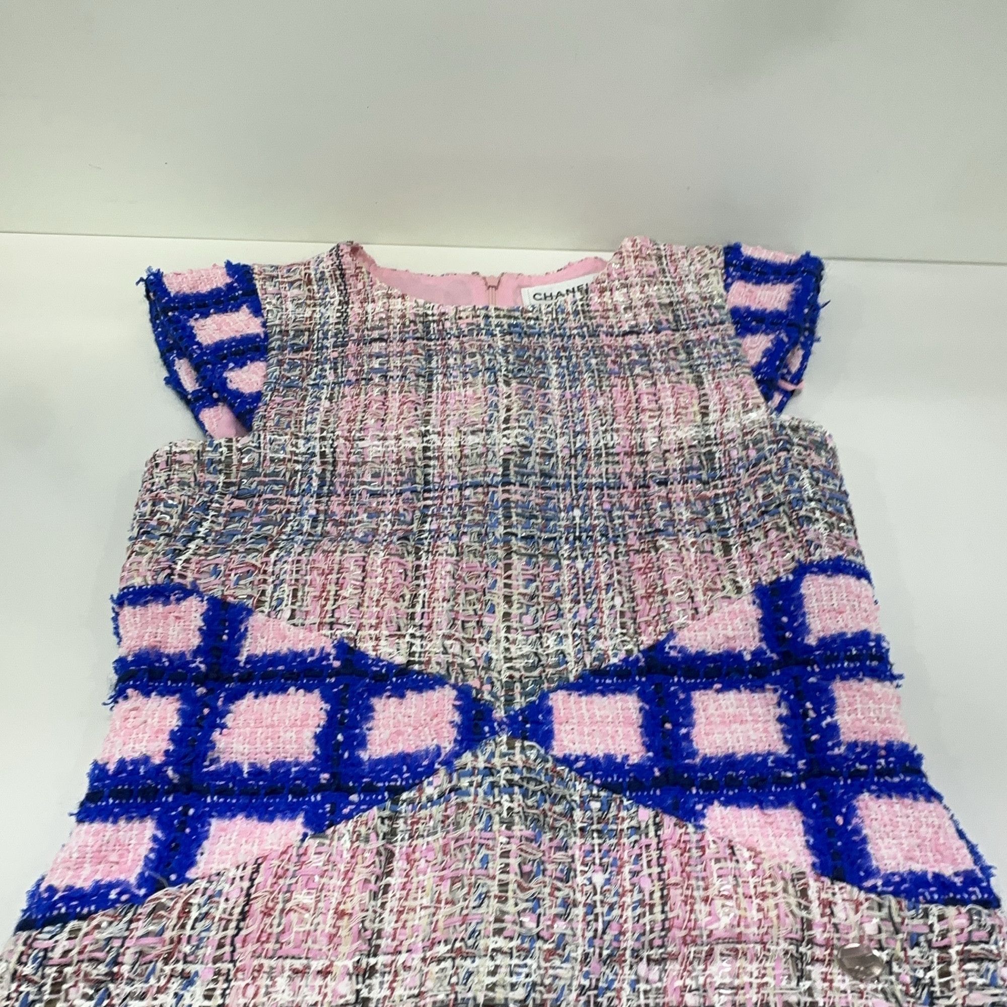 Chanel Chanel Tweed Grid Sleeveless Dress Size 38 Size S / US 4 / IT 40 - 7 Thumbnail