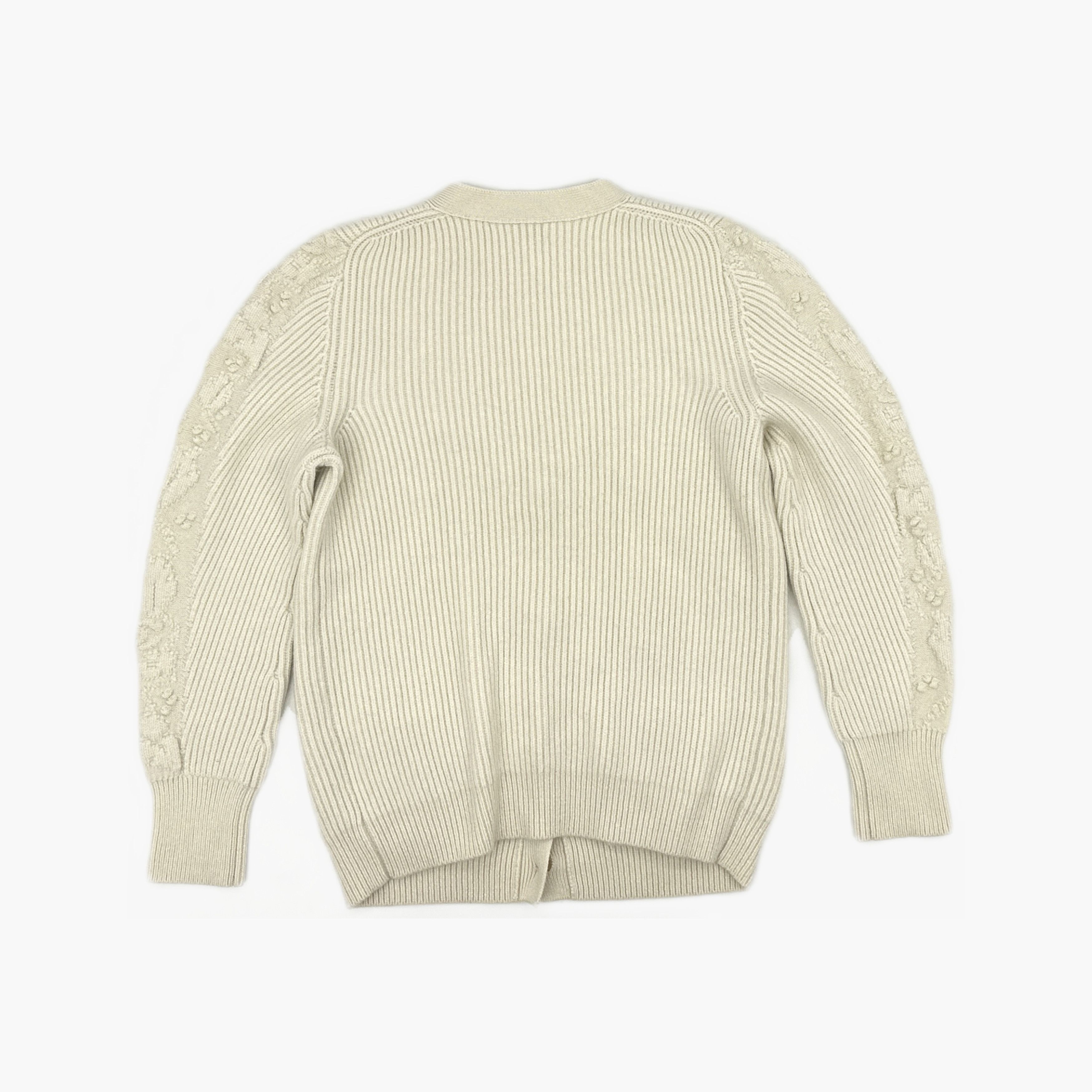 Chanel CHANEL Ribbed Cashmere Blend Cardigan Size 42 Size M / US 6-8 / IT 42-44 - 2 Thumbnail