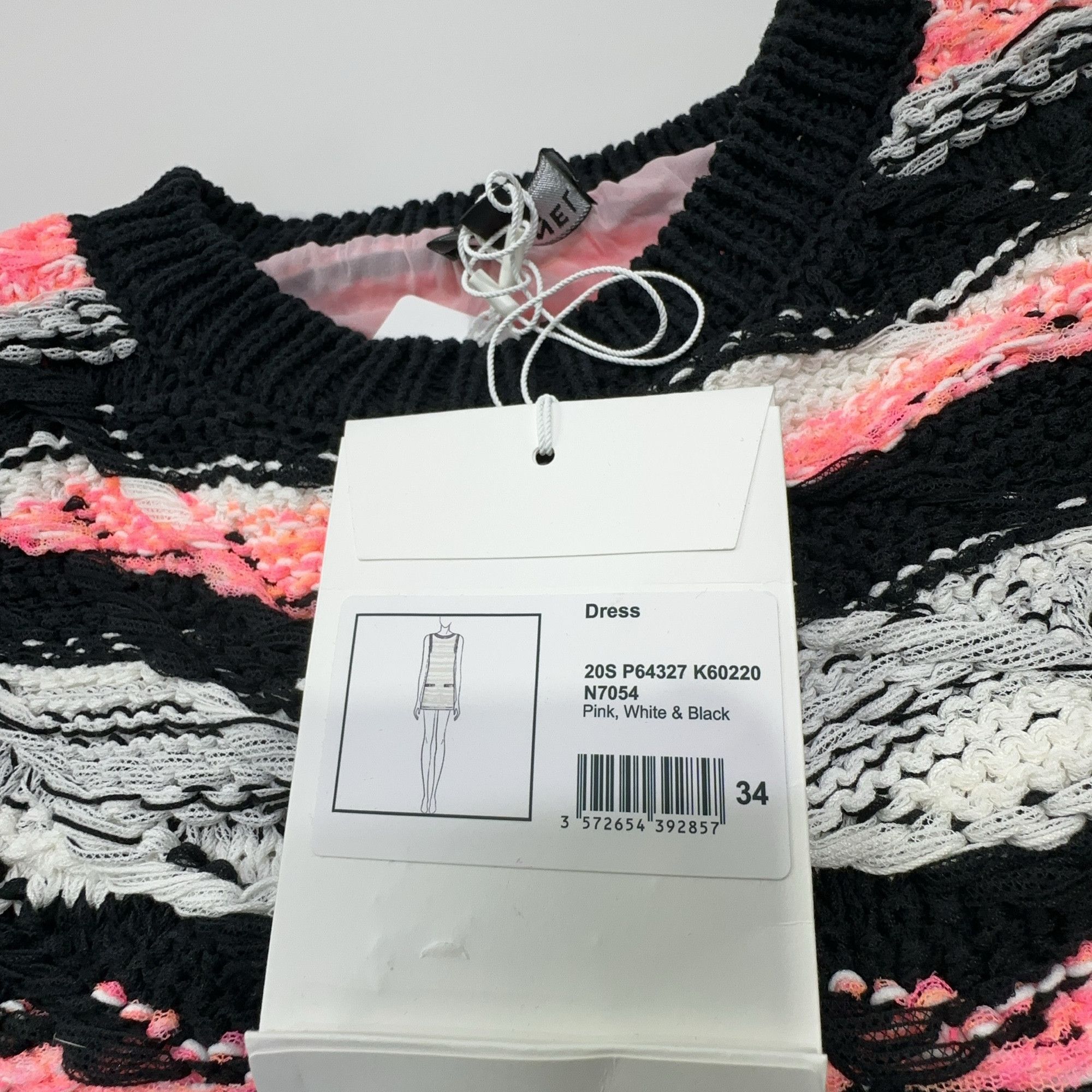 Chanel Chanel Striped Knit Mini Dress Size 34 Size XS / US 0-2 / IT 36-38 - 3 Thumbnail