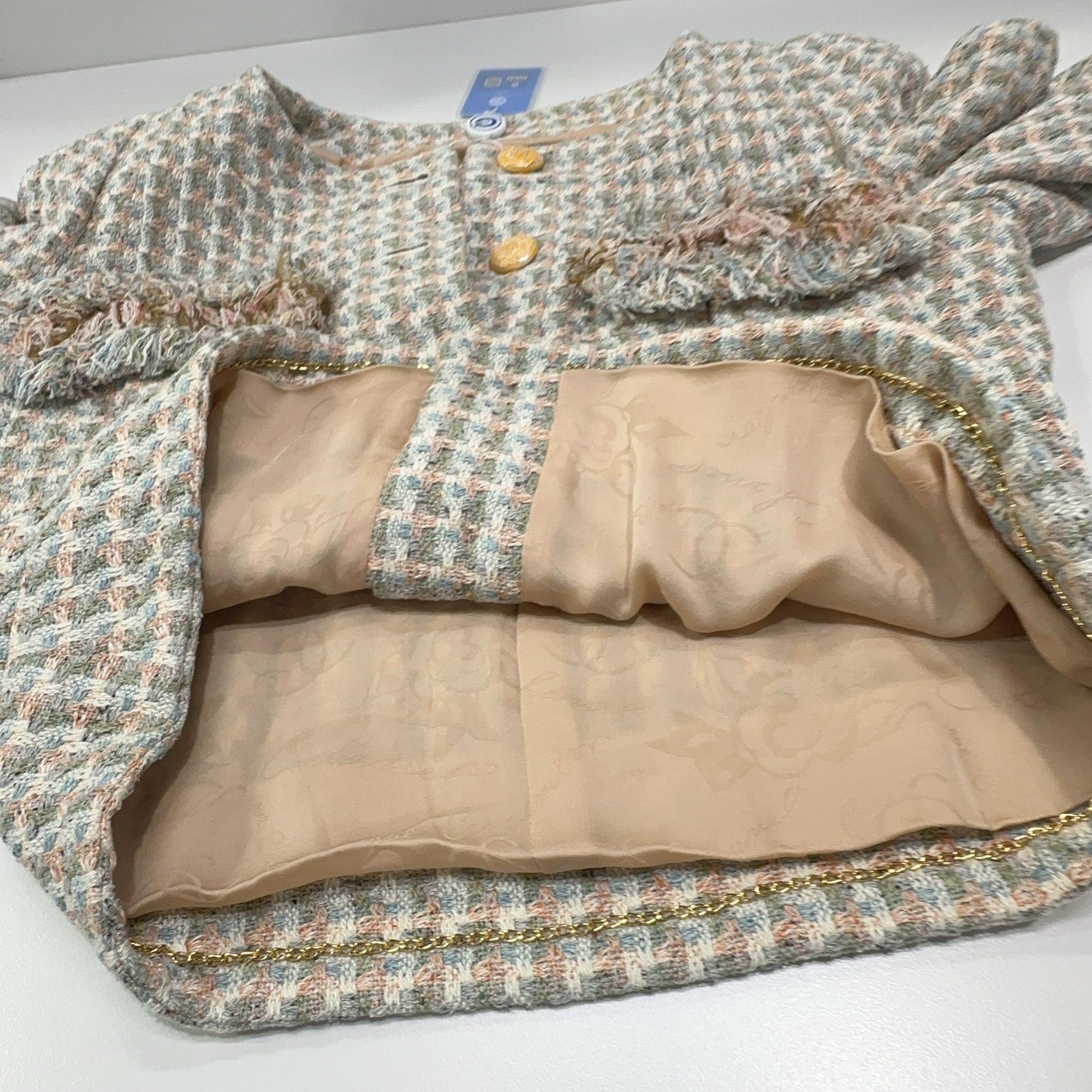 Chanel CHANEL Tweed Fringe Jacket FR 40 Size M / US 6-8 / IT 42-44 - 9 Thumbnail
