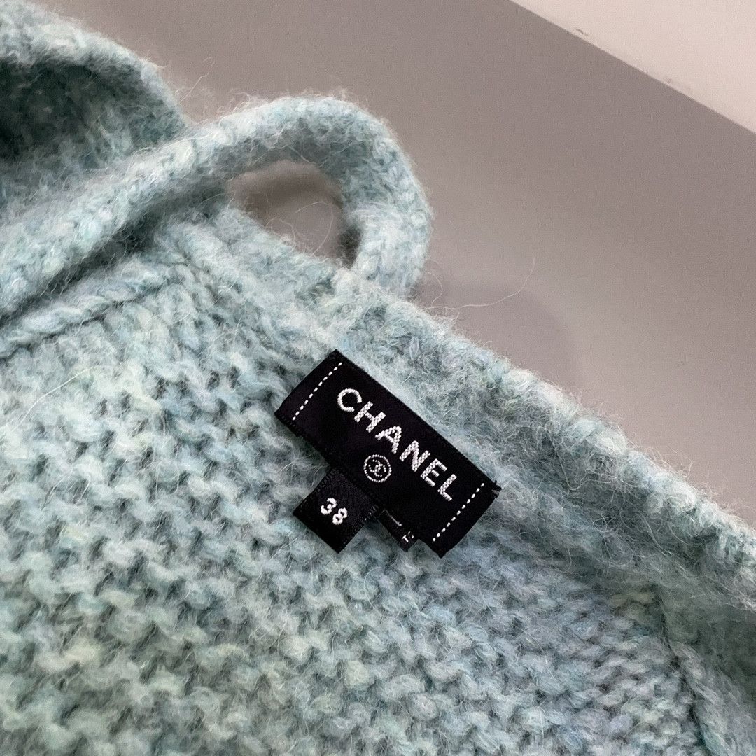 Chanel Chanel Wool Blend Wrap Knit Sweater Size 38 Size S / US 4 / IT 40 - 4 Thumbnail